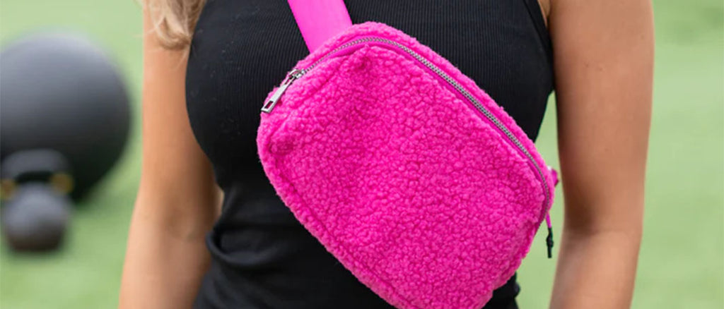 louella belt bag pink