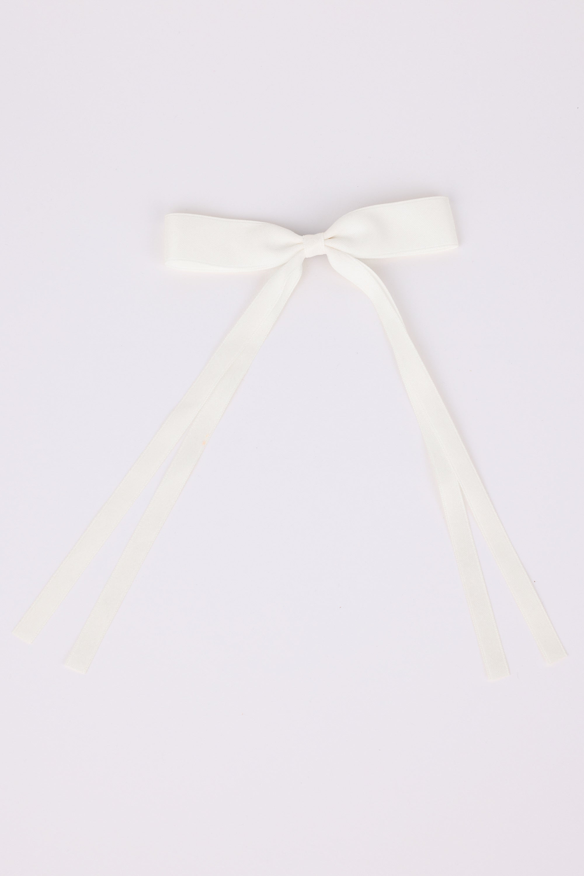 Bonnie Bow Clip- White