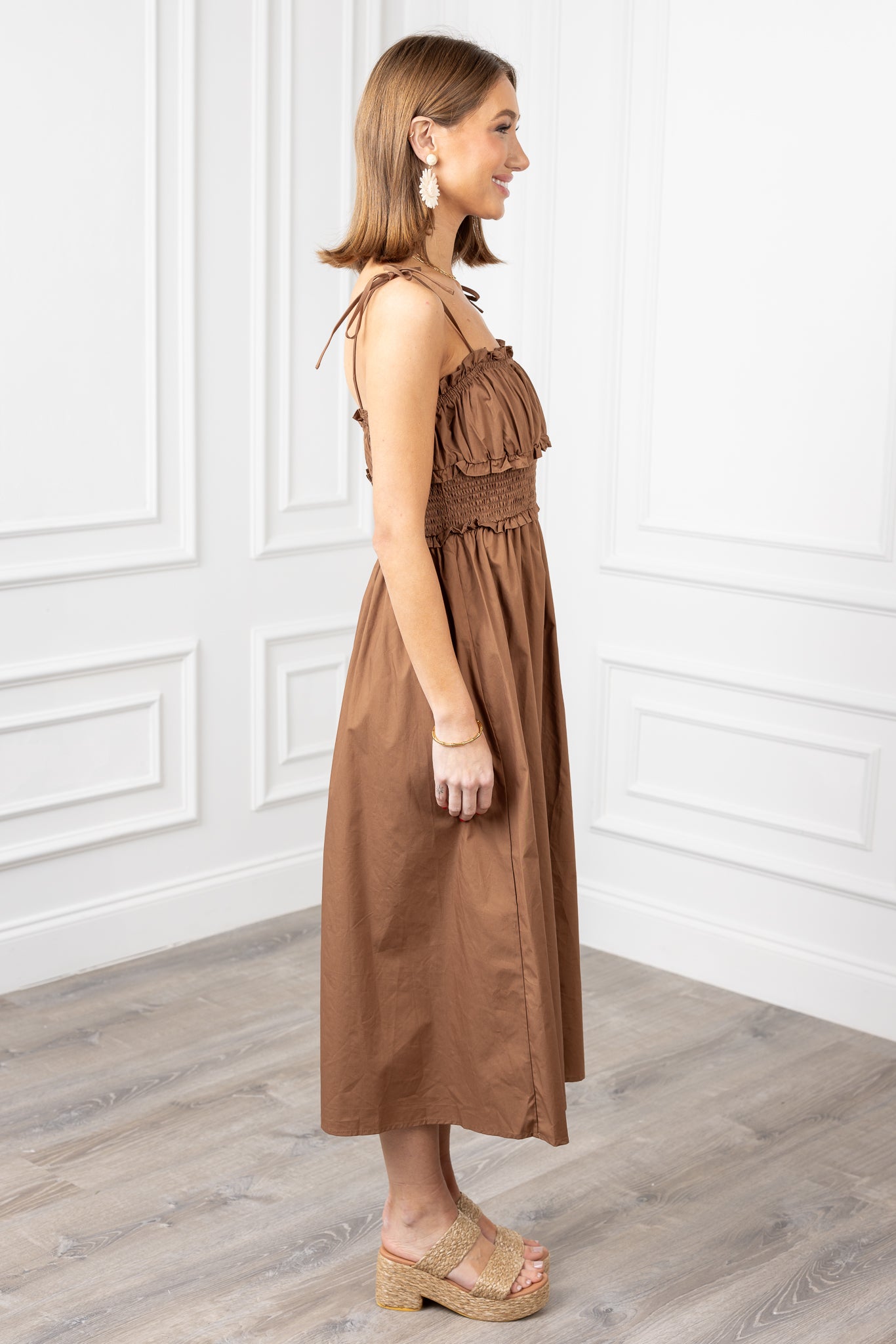 Tiffany Dress- Brown