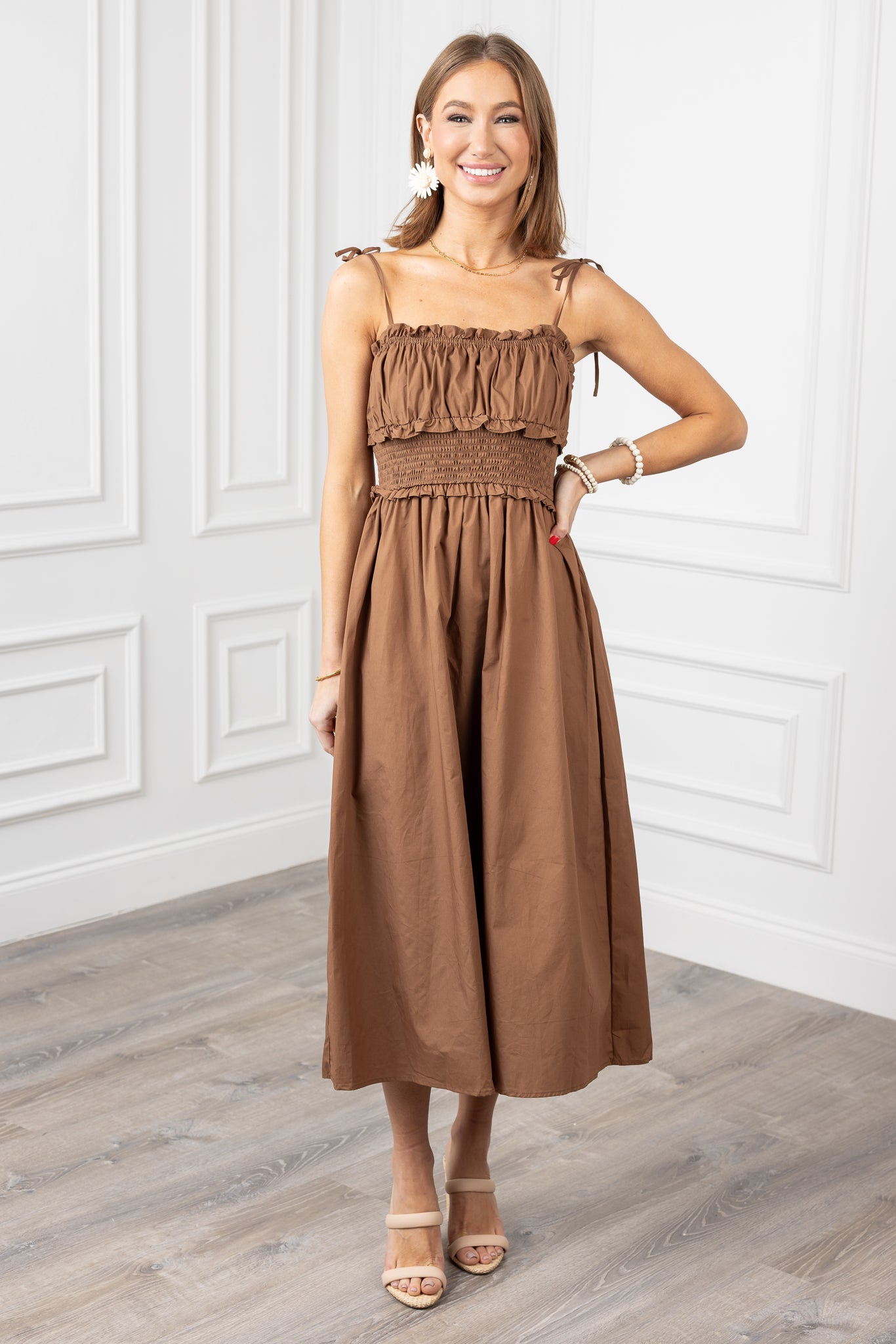Tiffany Dress- Brown