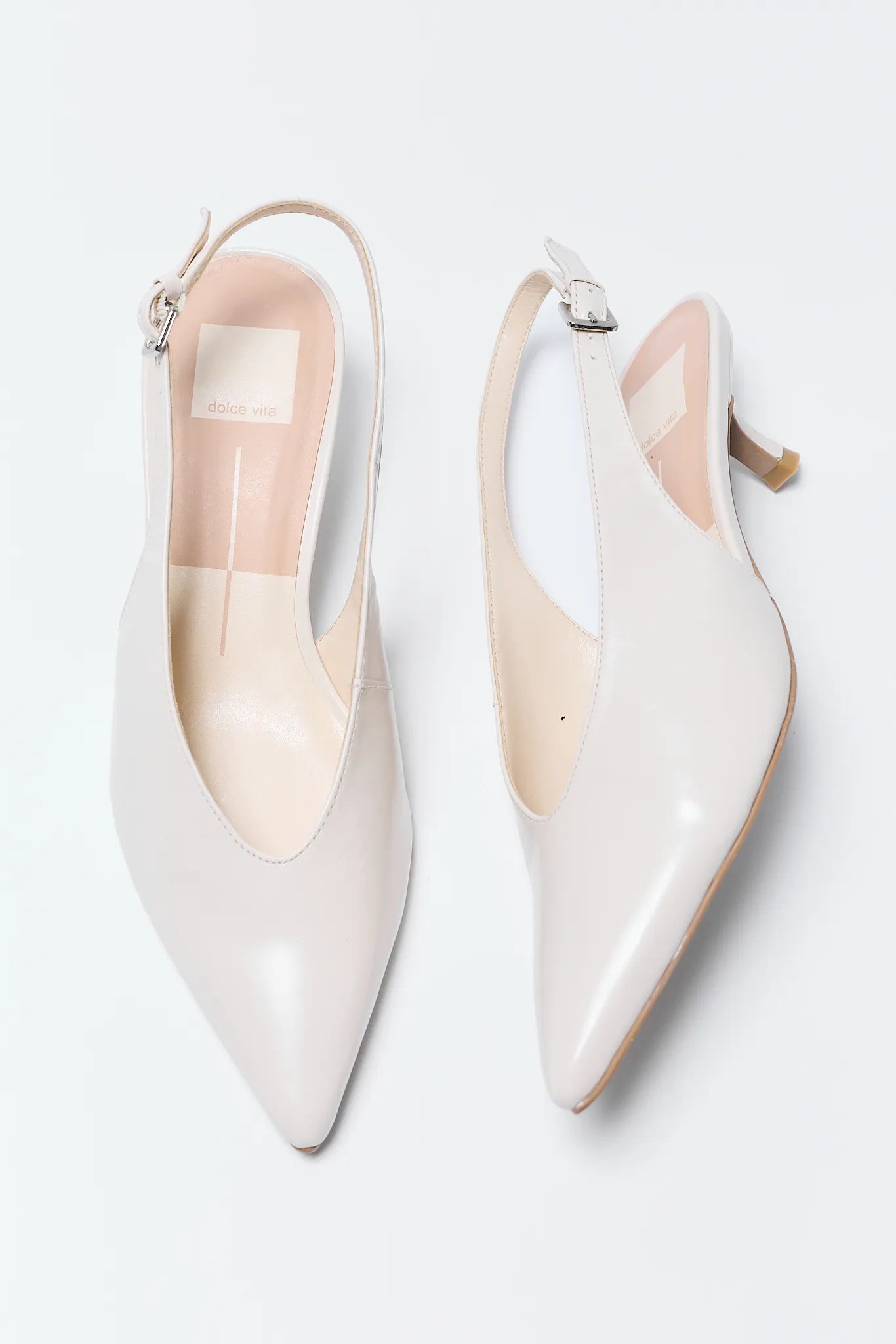 Alenna Bone Pointed Toe Heels