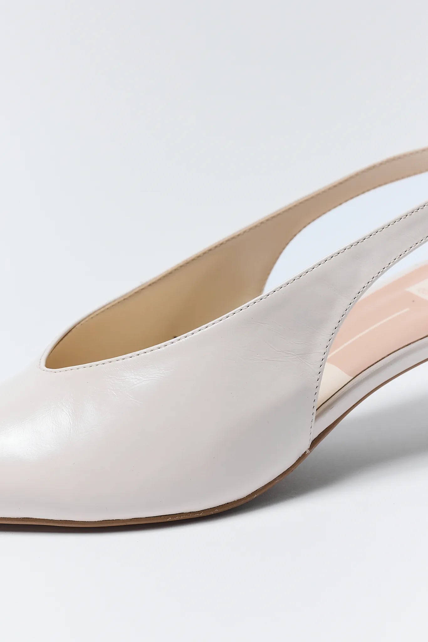 Alenna Bone Pointed Toe Heels