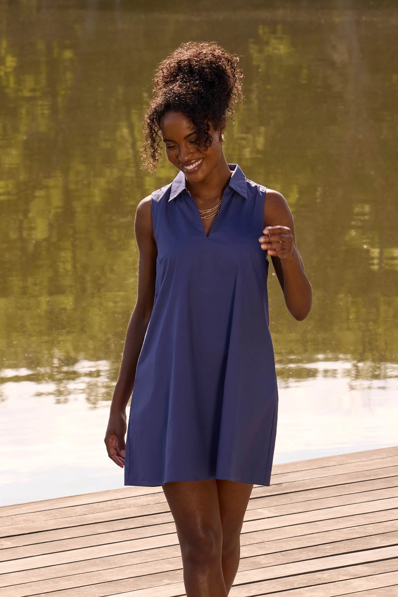 Ellen Dress- Navy
