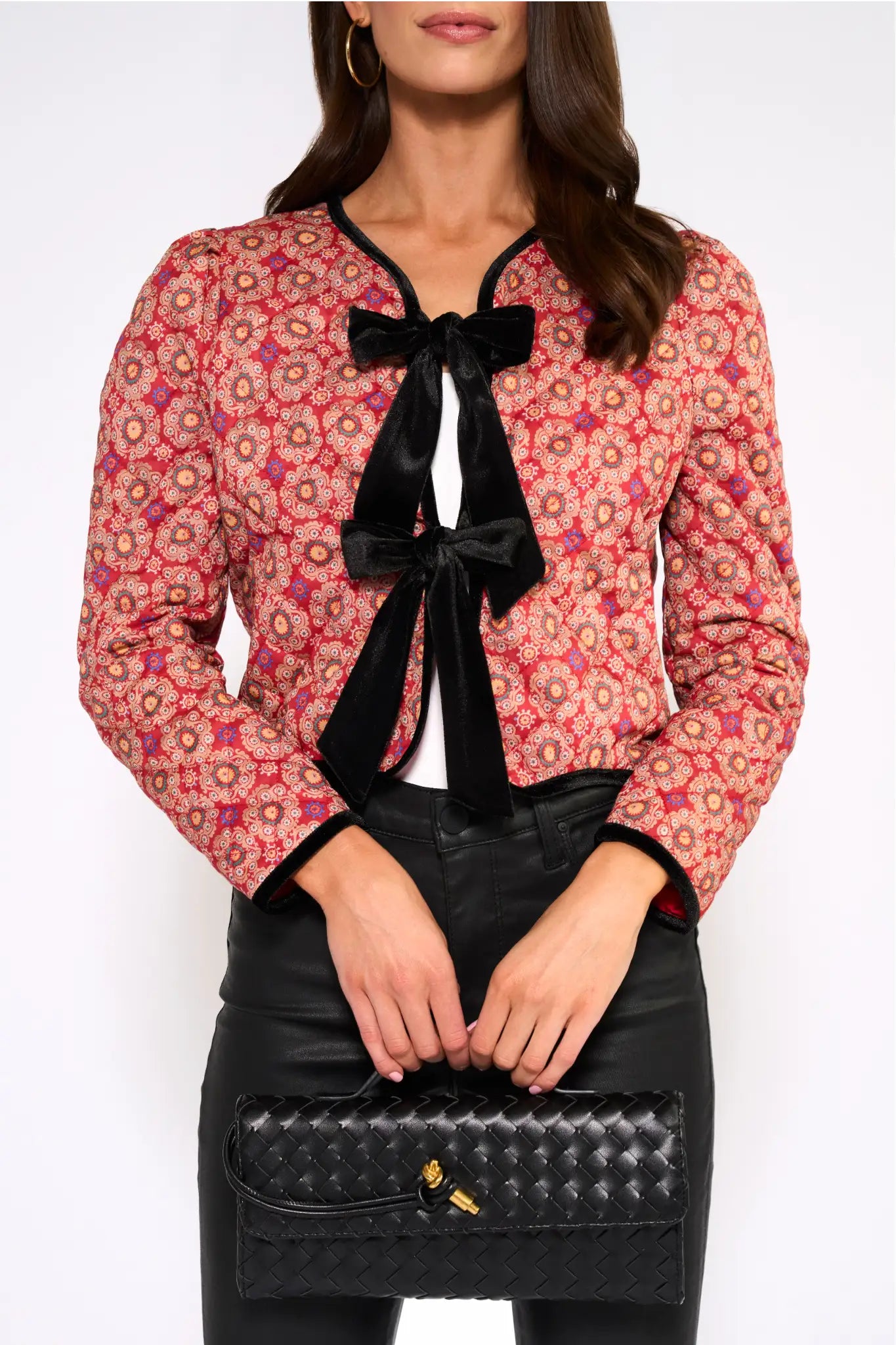 Ember Printed Bow Jacket