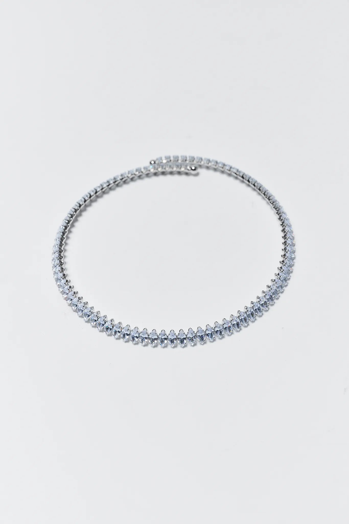 Hadley Rhinestone Tennis Necklace