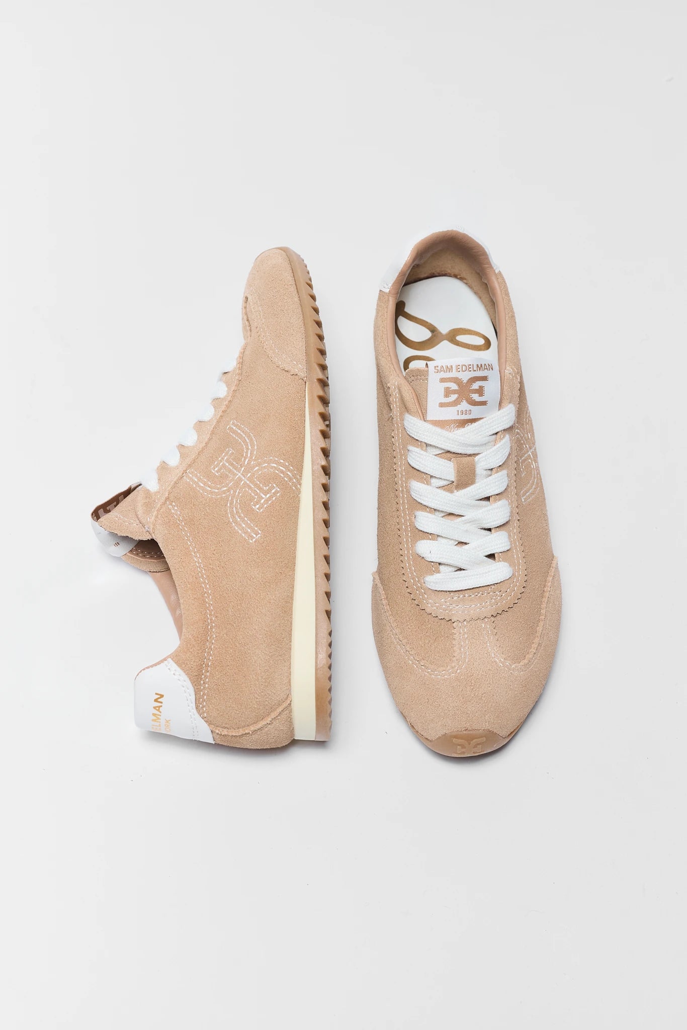 Isella Tan Suede Sneaker by Sam Edelman