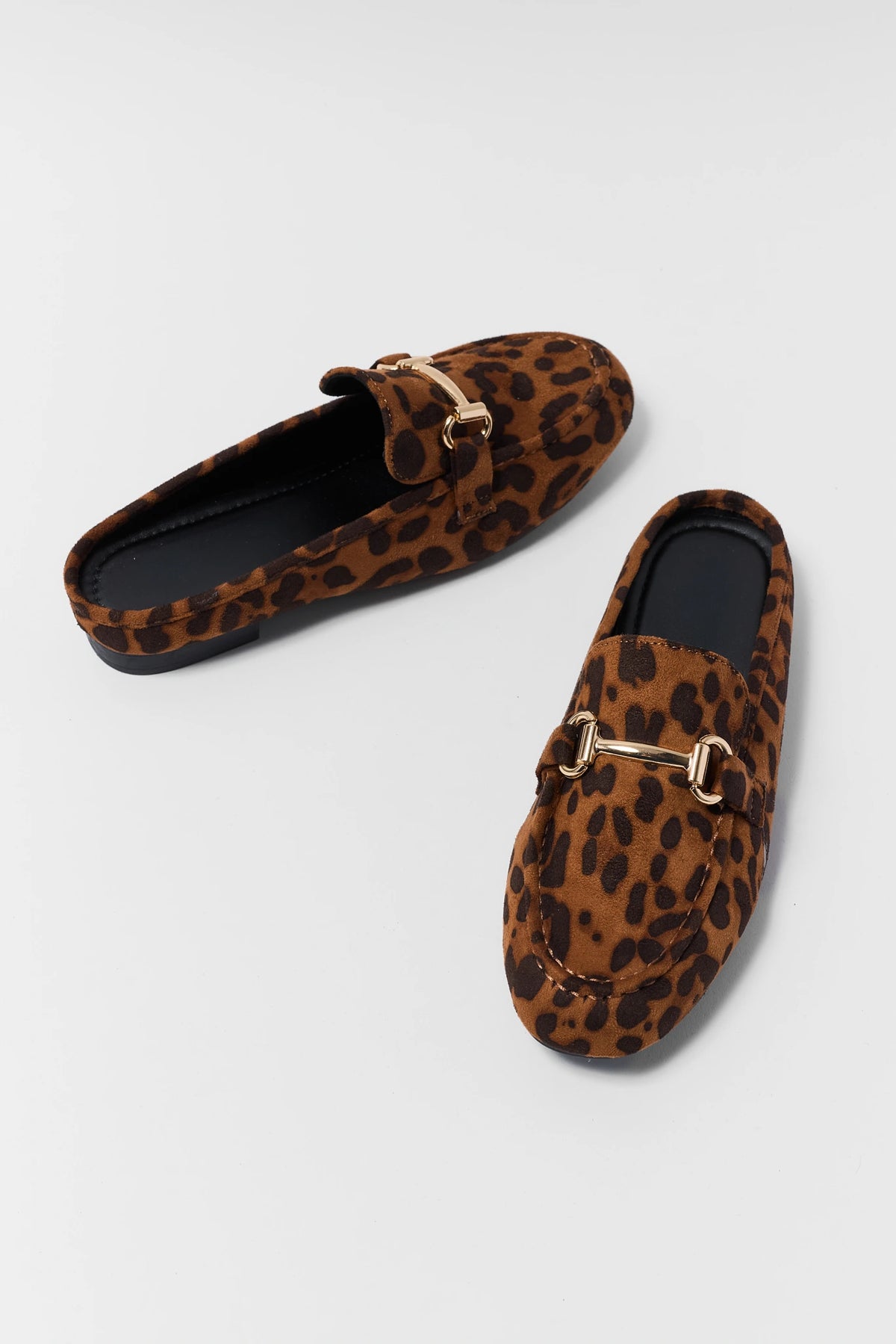 Leopard Loafer Mule