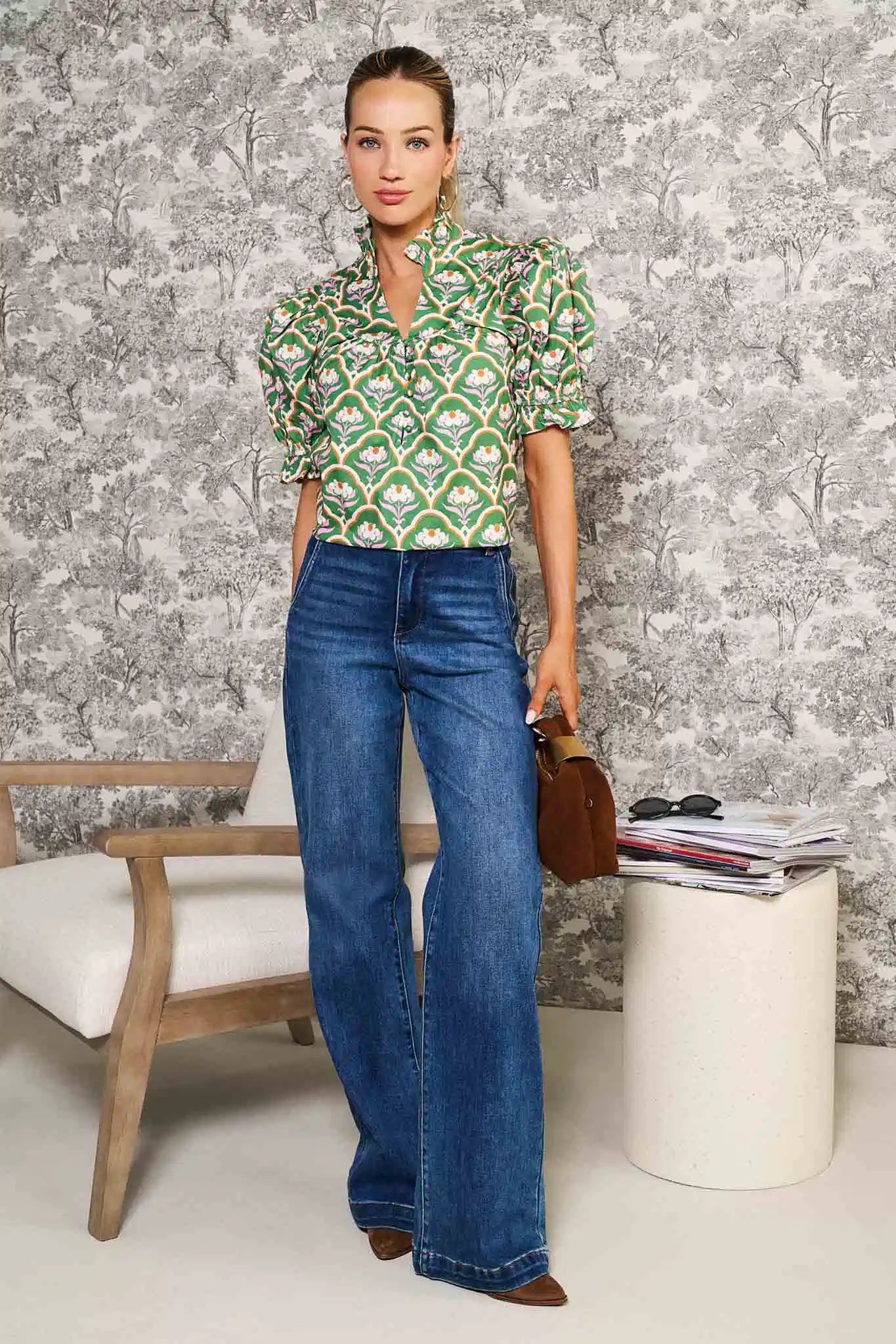 Liza Top- Green