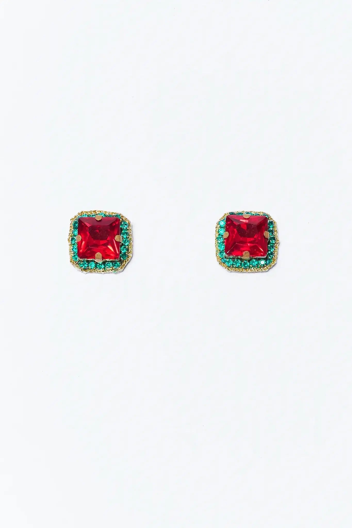 Lottie Rhinestone Stud Earrings