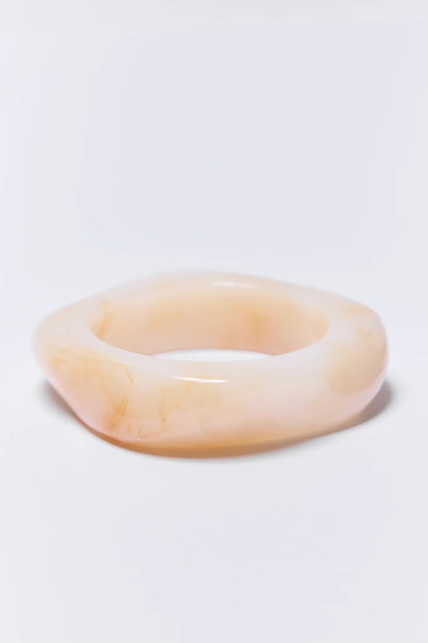 Translucent Maria Bracelet Beige on a light gray background