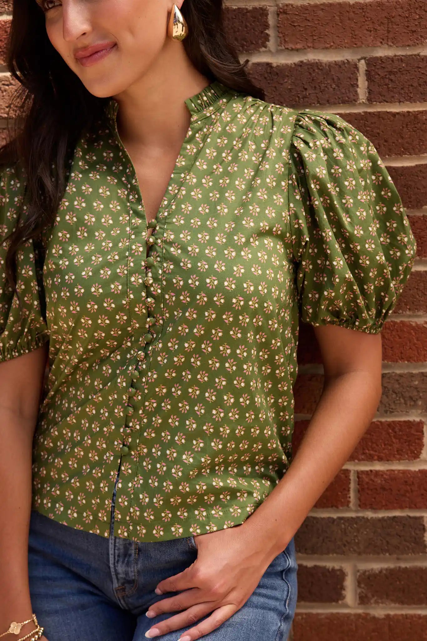 Marla Top- Olive