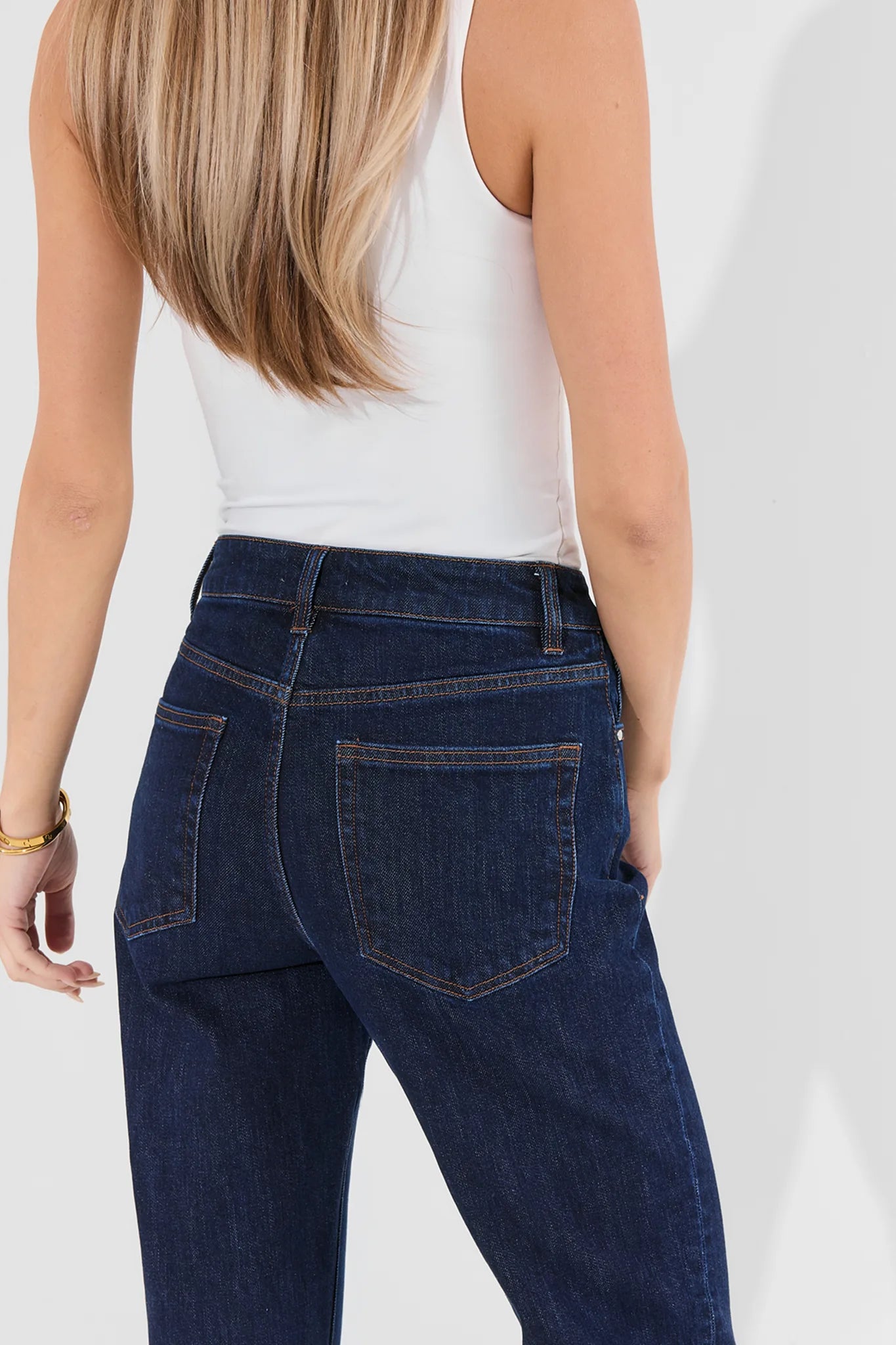 Molly Dark Wash Straight Leg Jeans