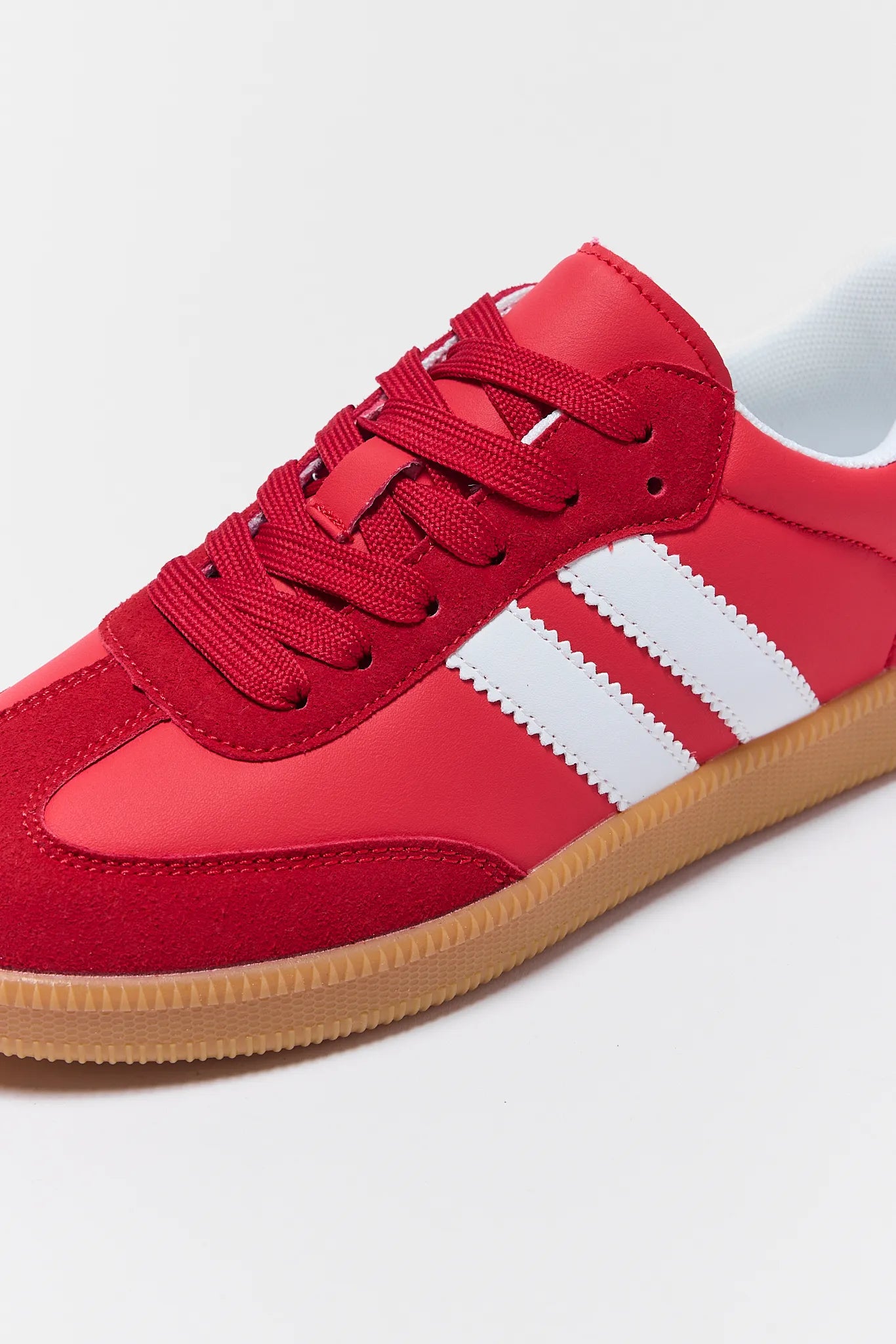 Red Contrast Stripe Sneaker