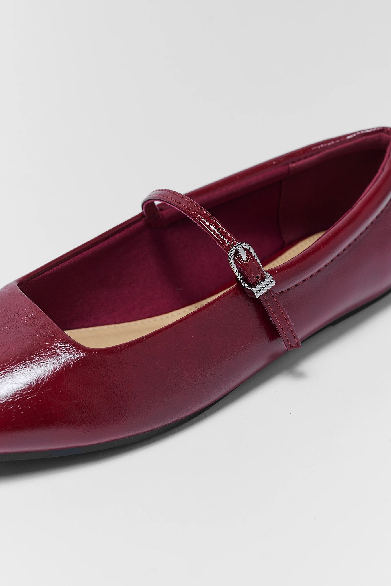 Red Patent Ballet Flats