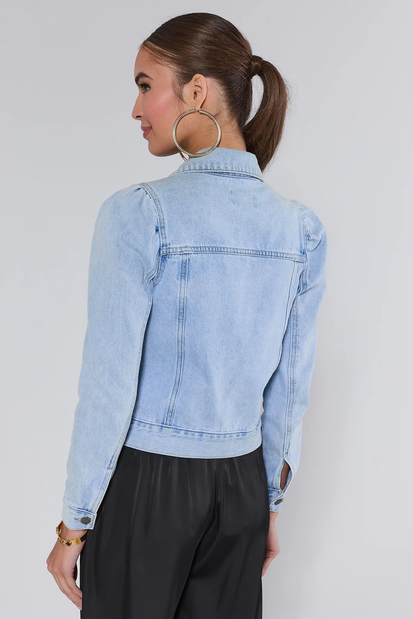 Roxanna Light Wash Denim Jacket