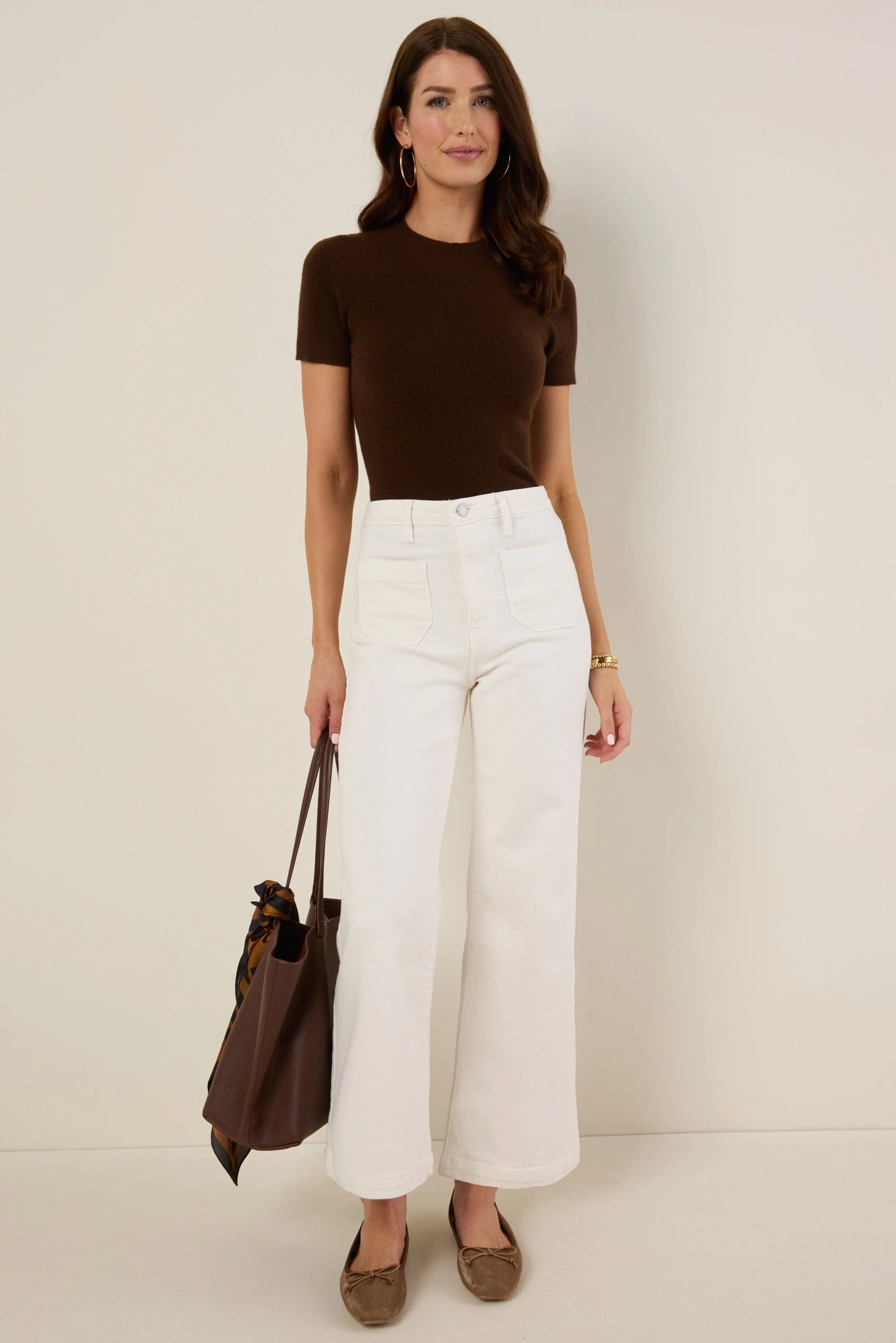 Kimberly Jeans- Ecru