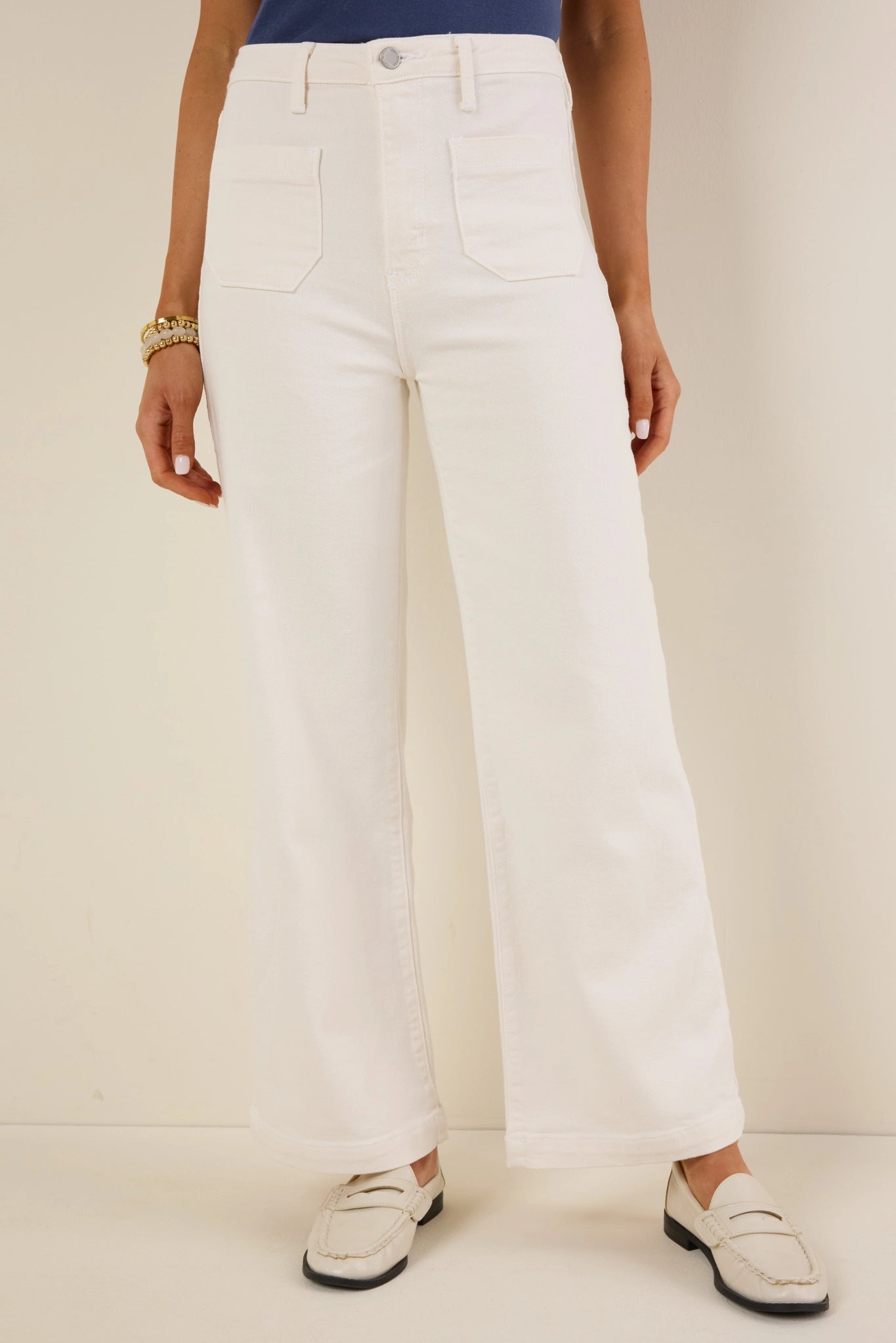 Kimberly Jeans- Ecru