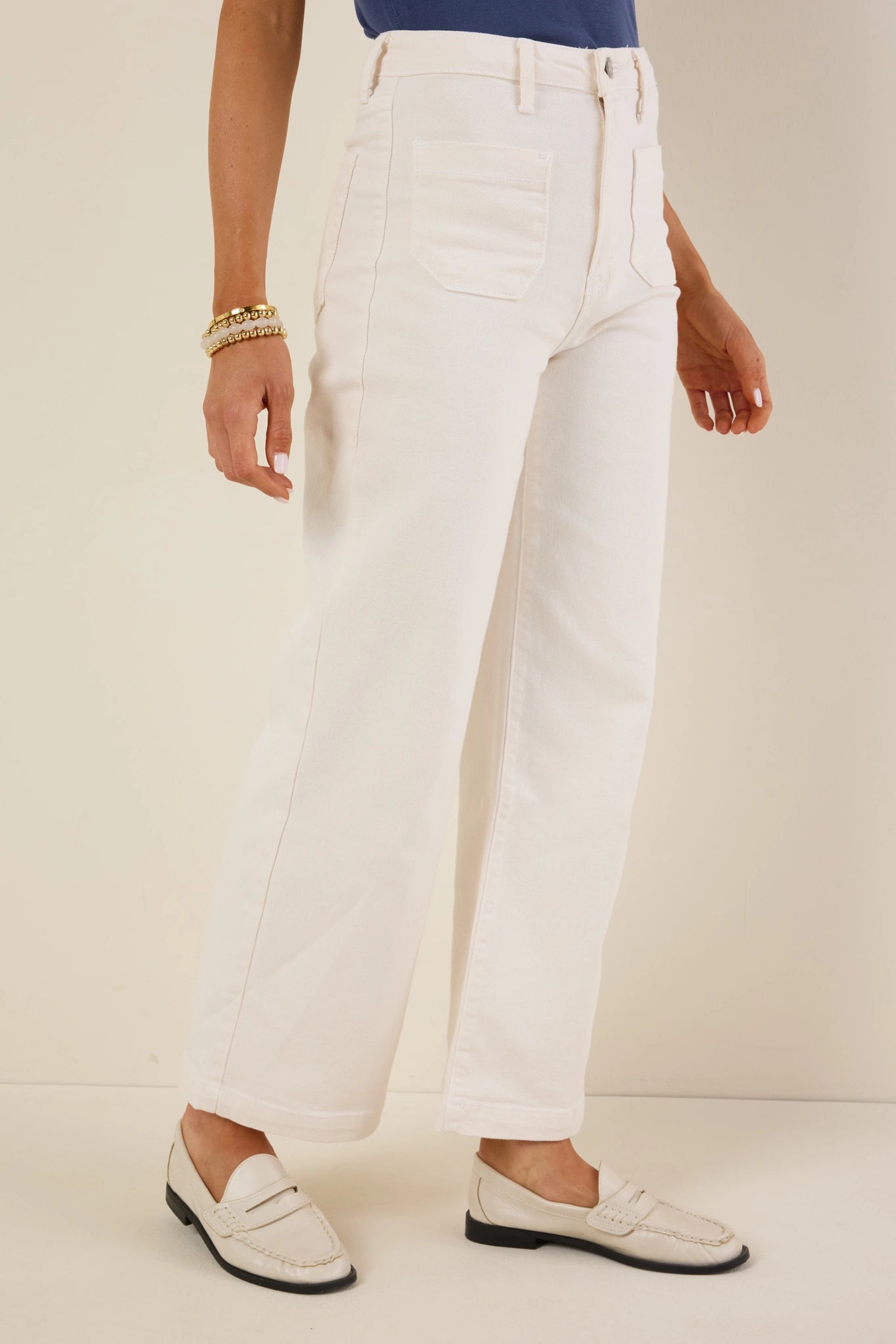 Kimberly Jeans- Ecru