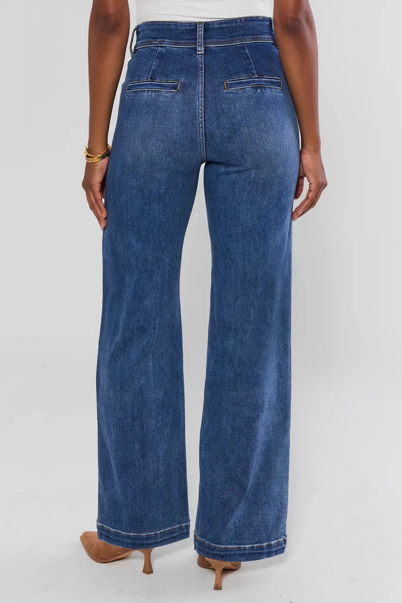 Kameron Medium Wash Wide Leg Jeans