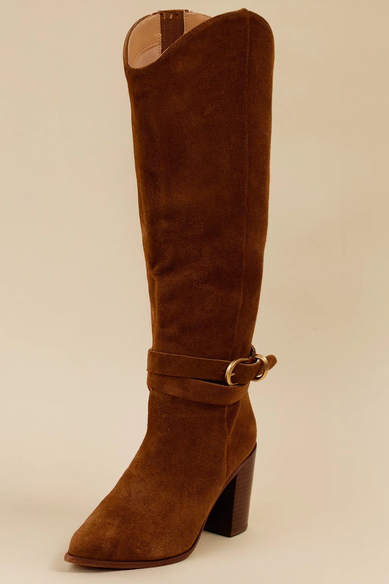 Tyrone Boots- Brown Suede by Dolce Vita
