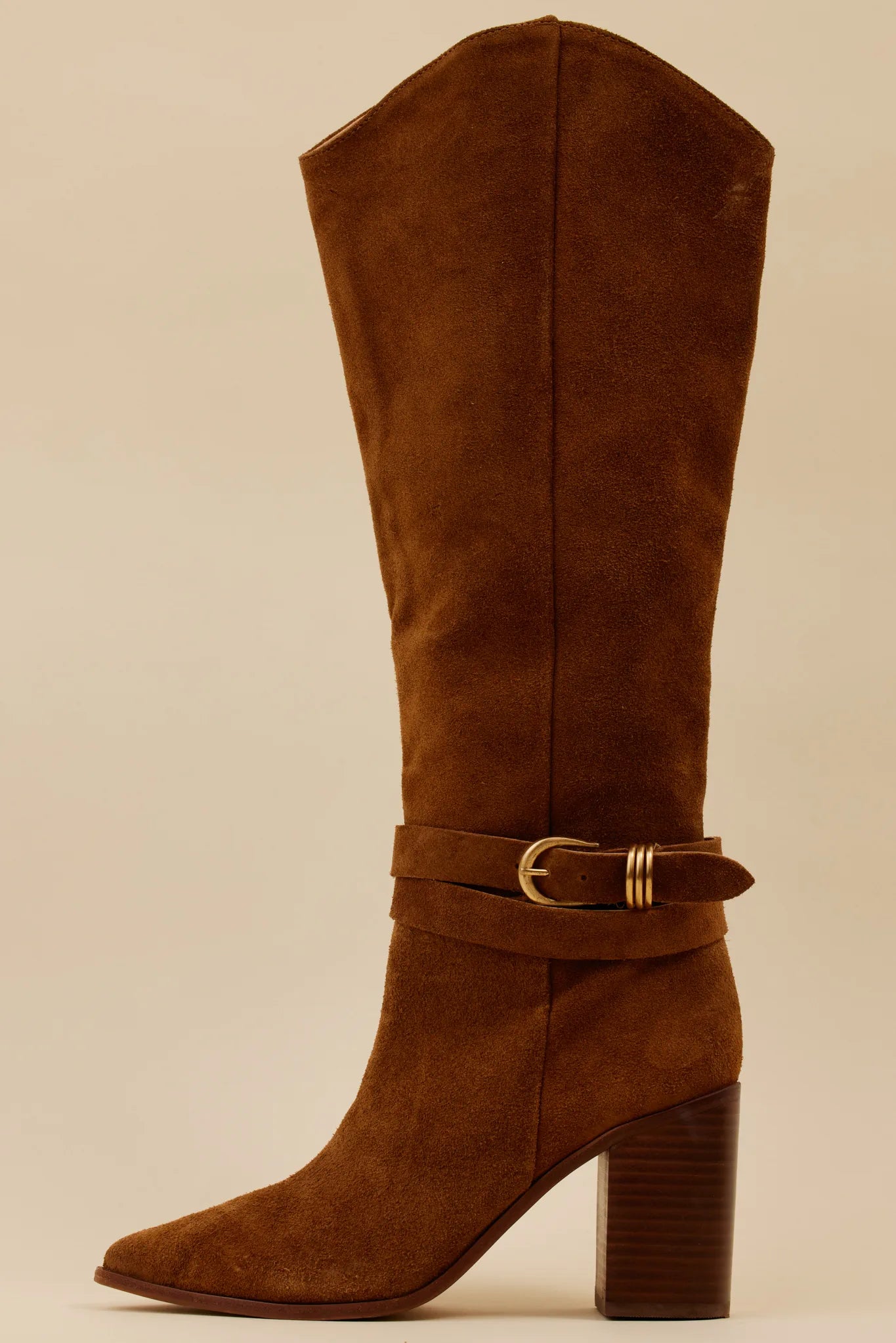 Tyrone Boots- Brown Suede by Dolce Vita