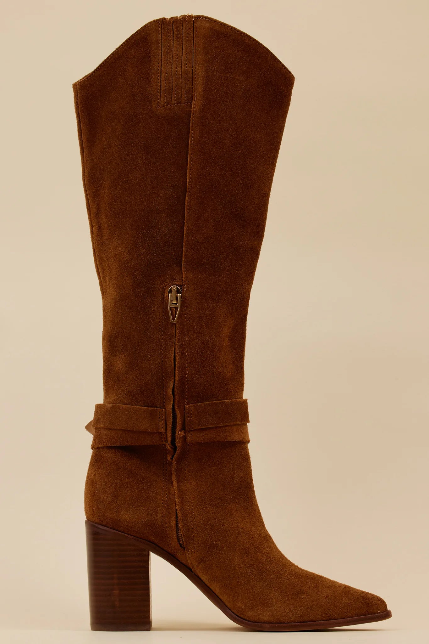 Tyrone Boots- Brown Suede by Dolce Vita