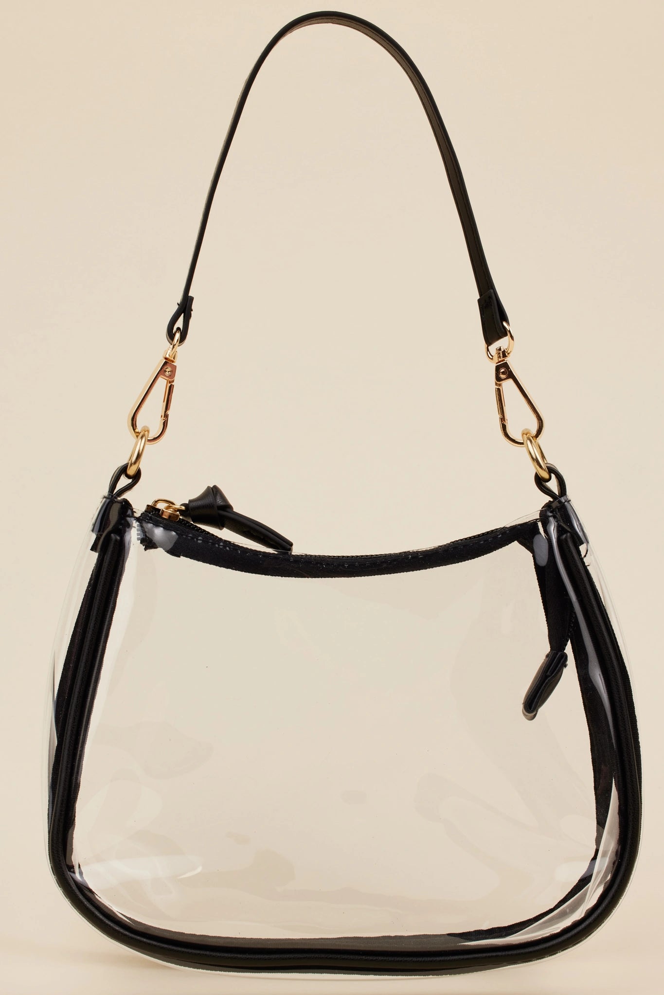 Clear Game Day Bag- Black