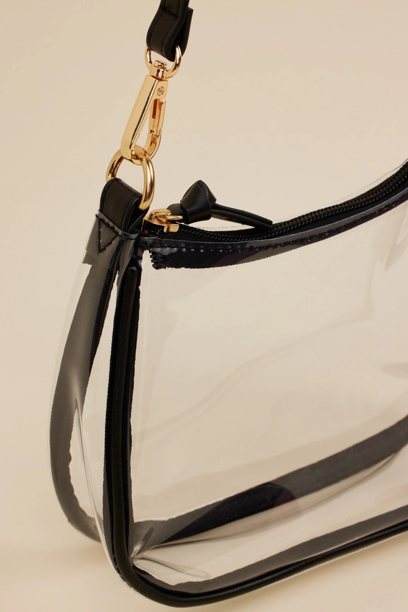 Clear Game Day Bag- Black