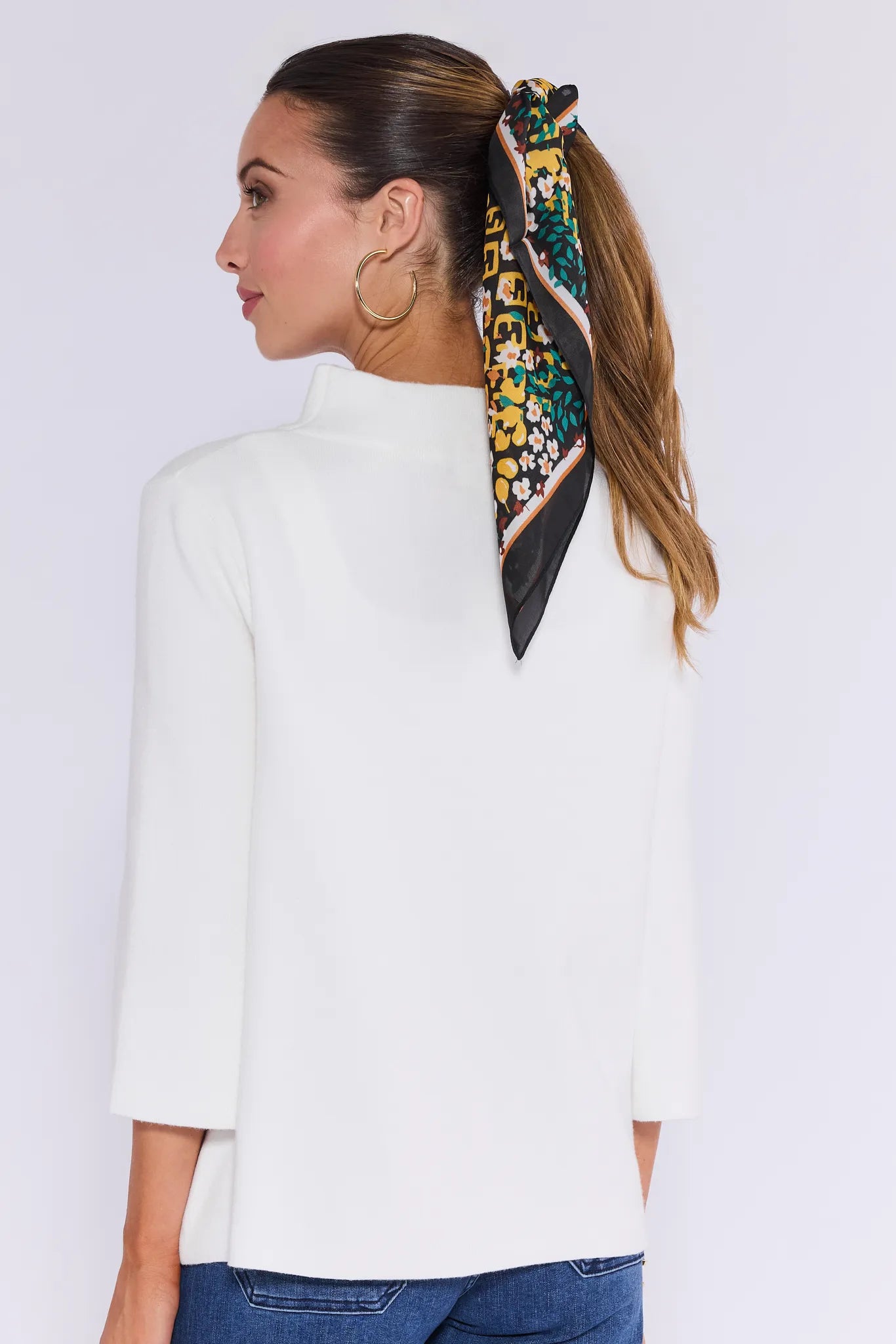 Jackie Ivory Knit Sweater