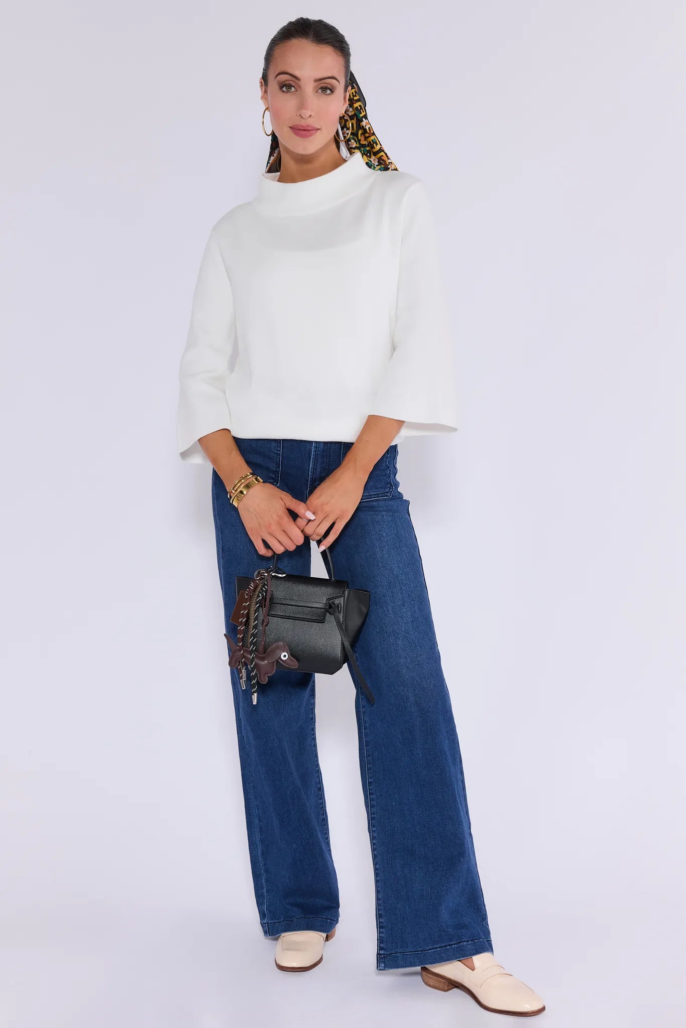 Jackie Ivory Knit Sweater