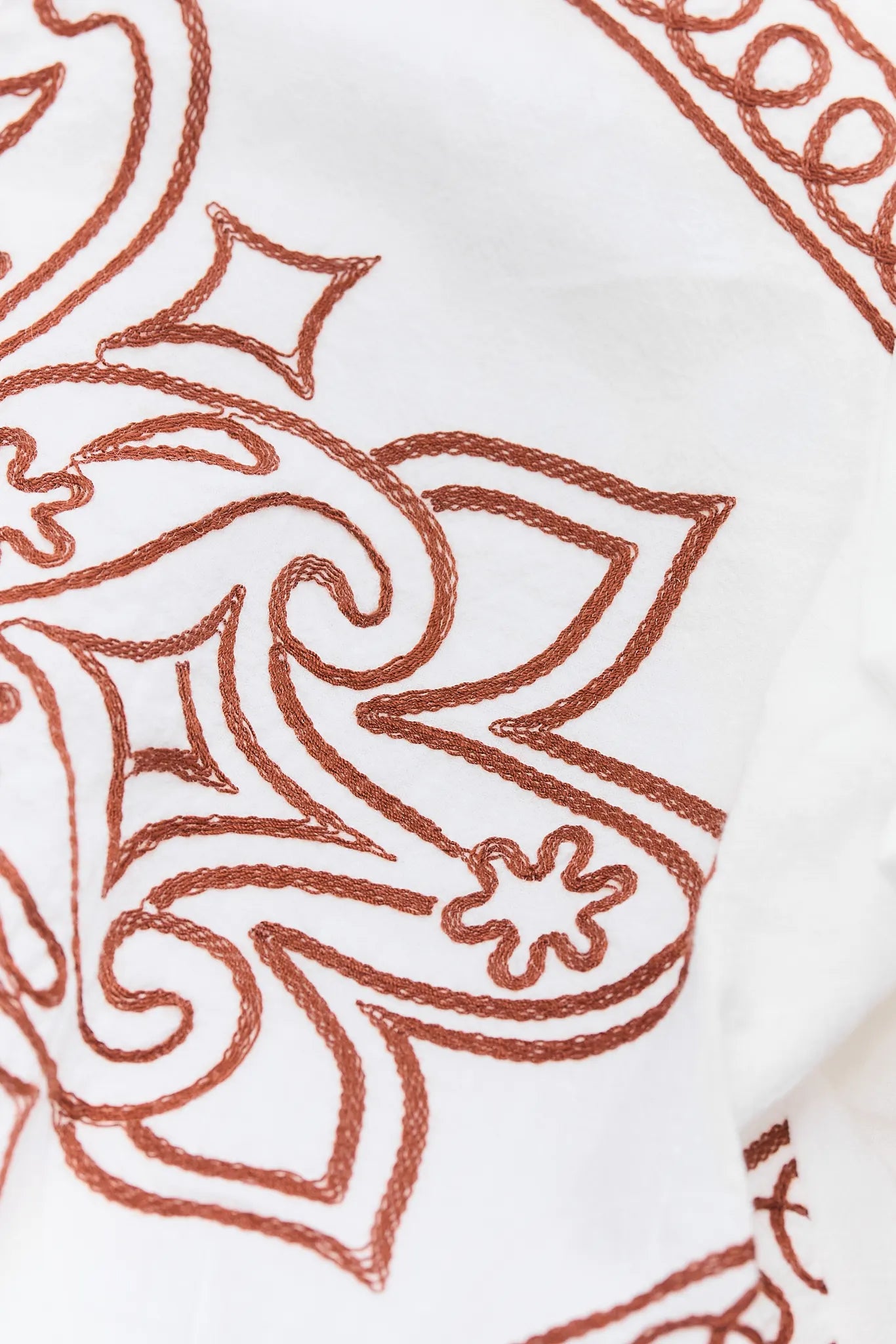 Sabrina Ivory Embroidered Top