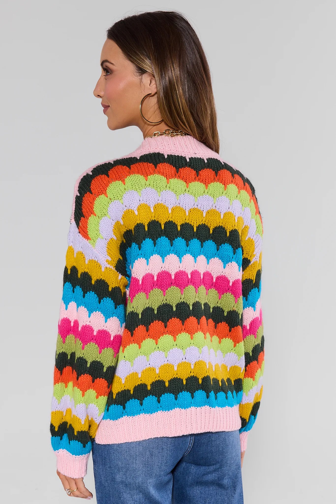 Trina Multi Knit Cardigan