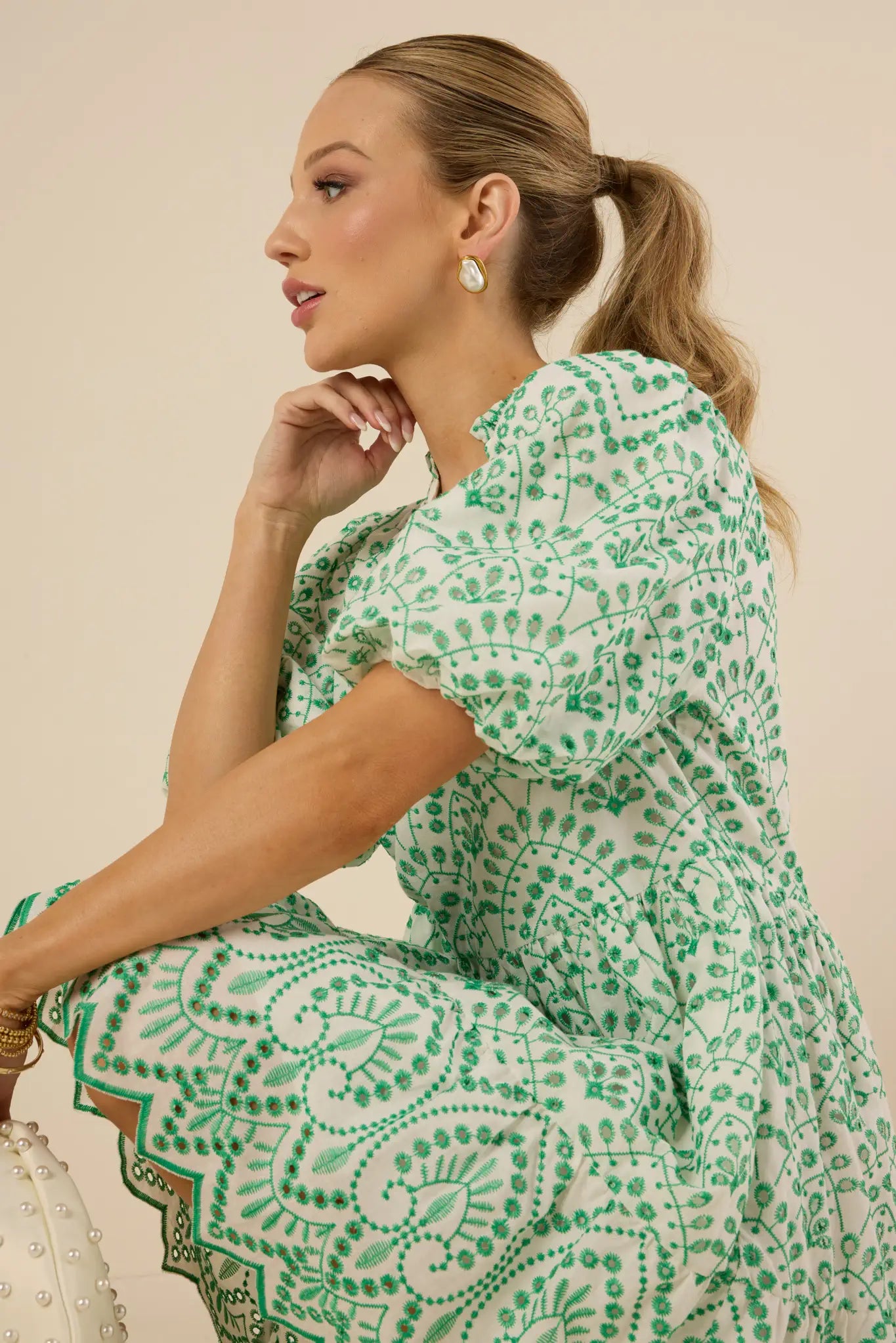 Pauline Dress- Green