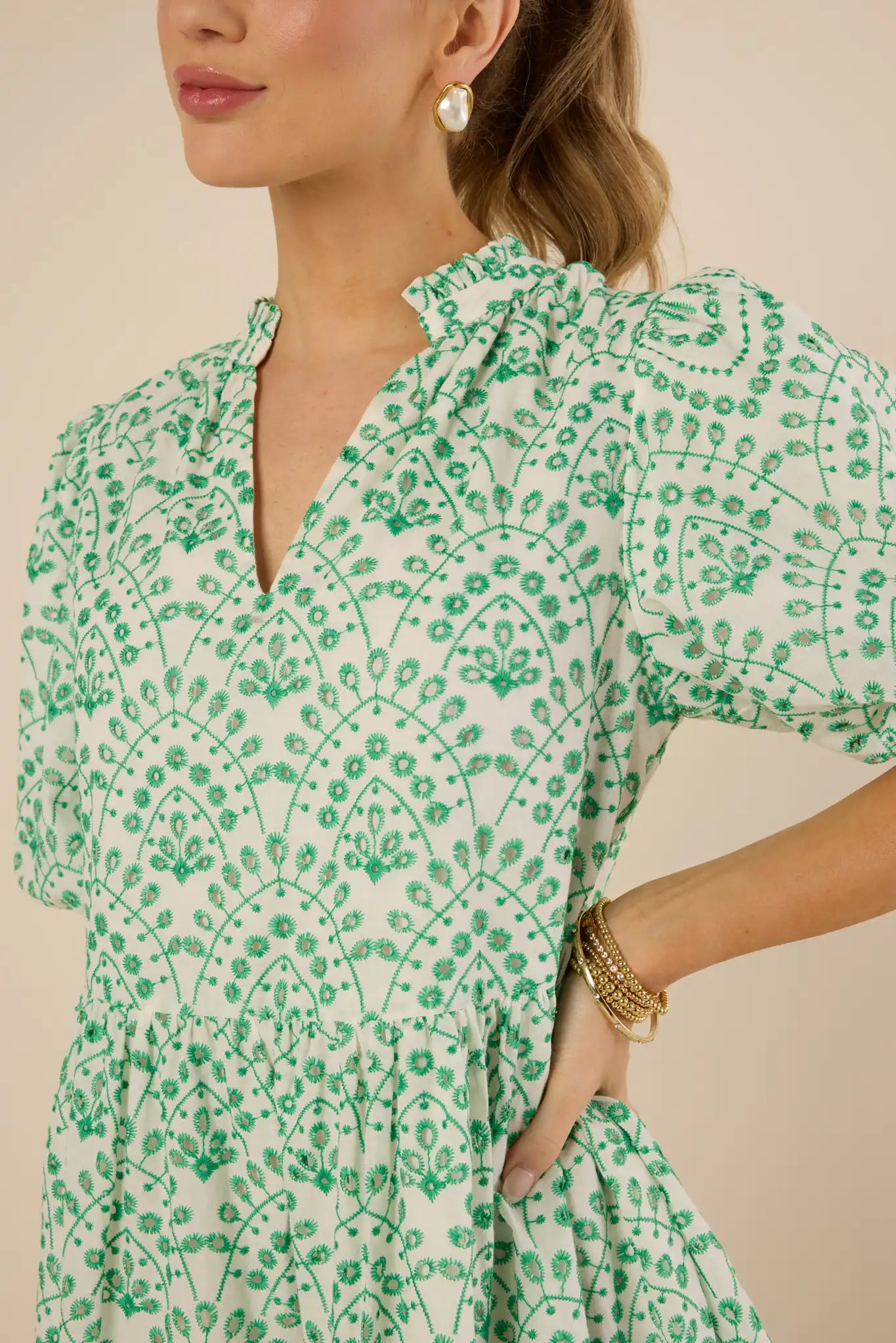 Pauline Dress- Green