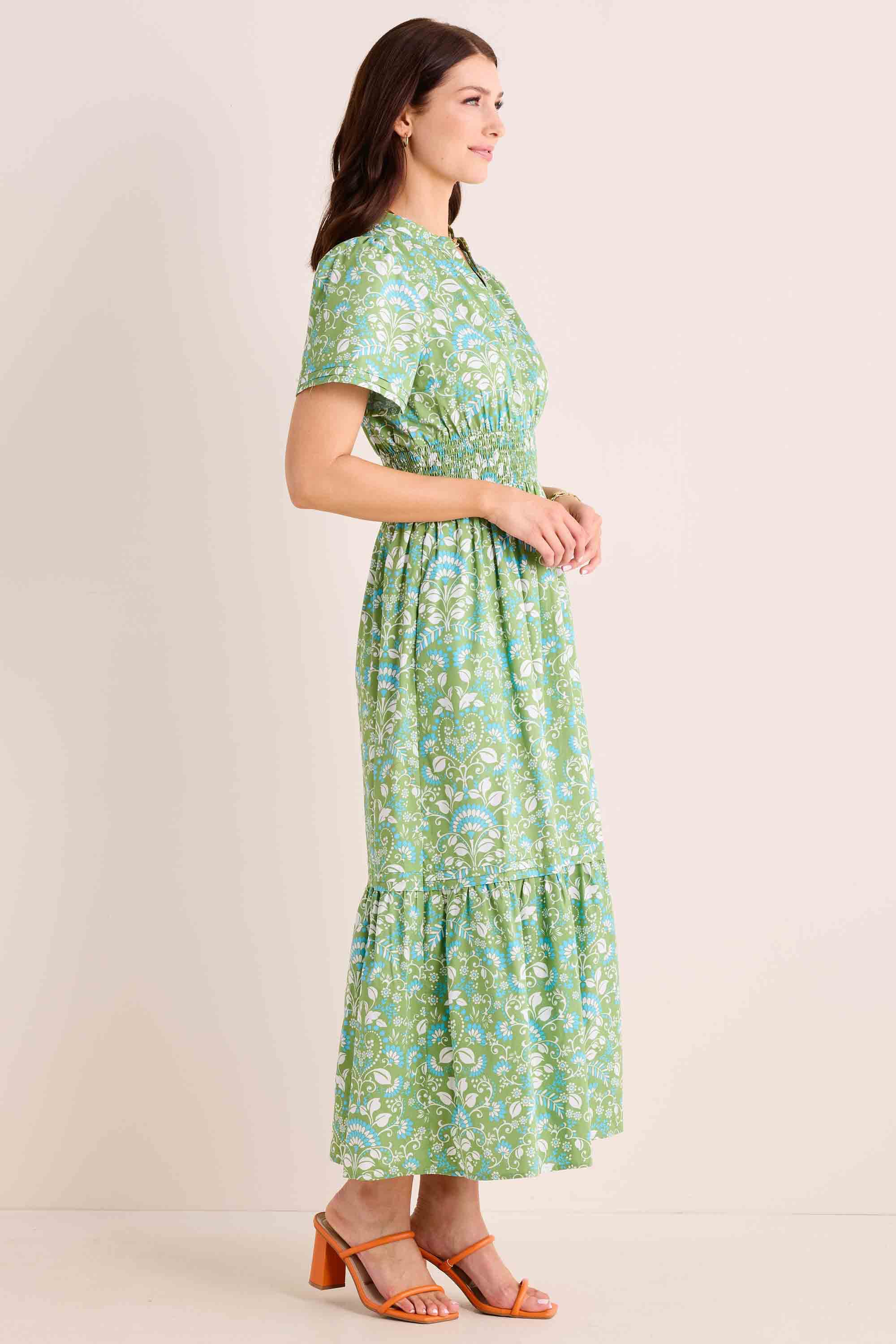 Isabella Dress- Sage