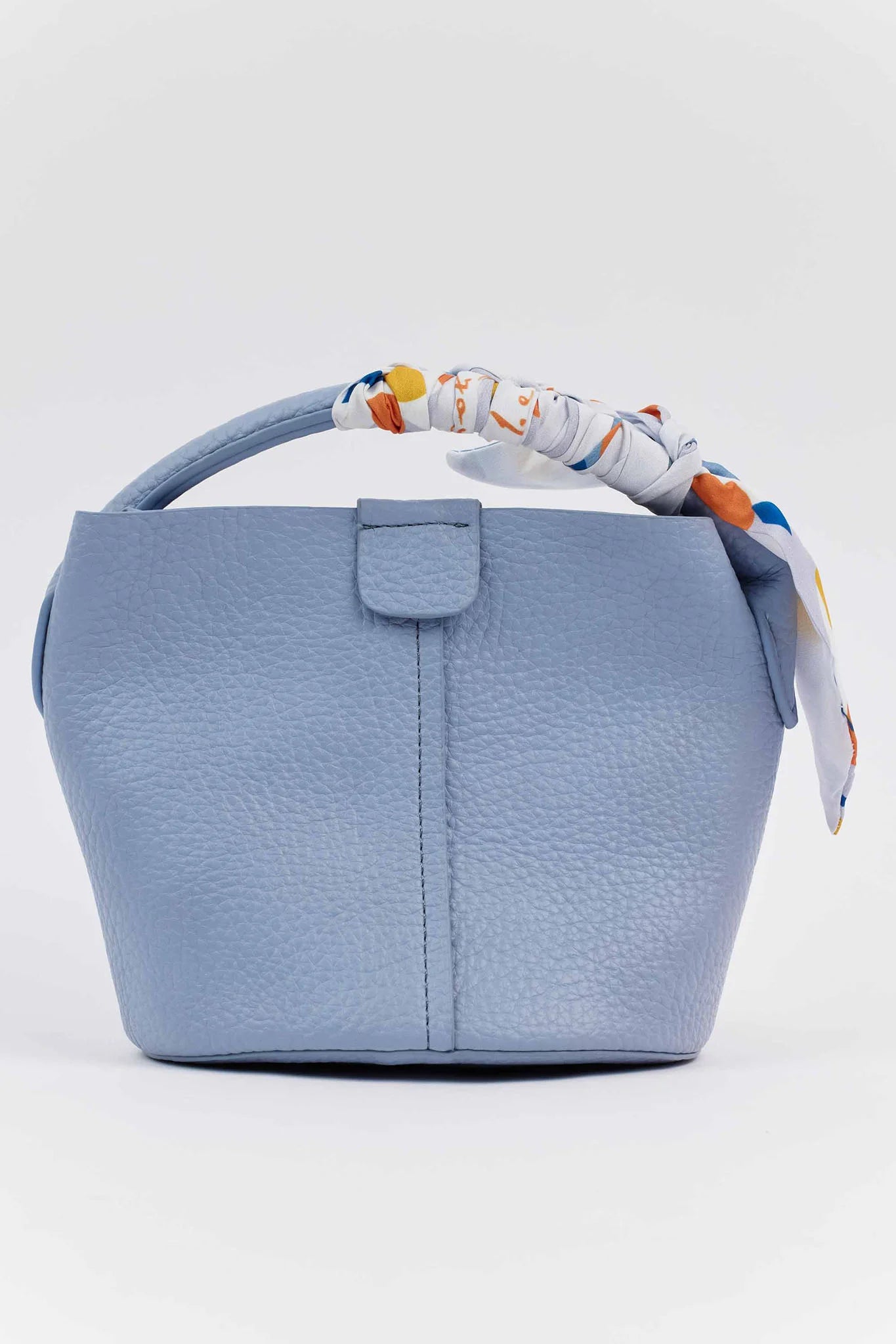 Serena Blue Faux Leather Bag