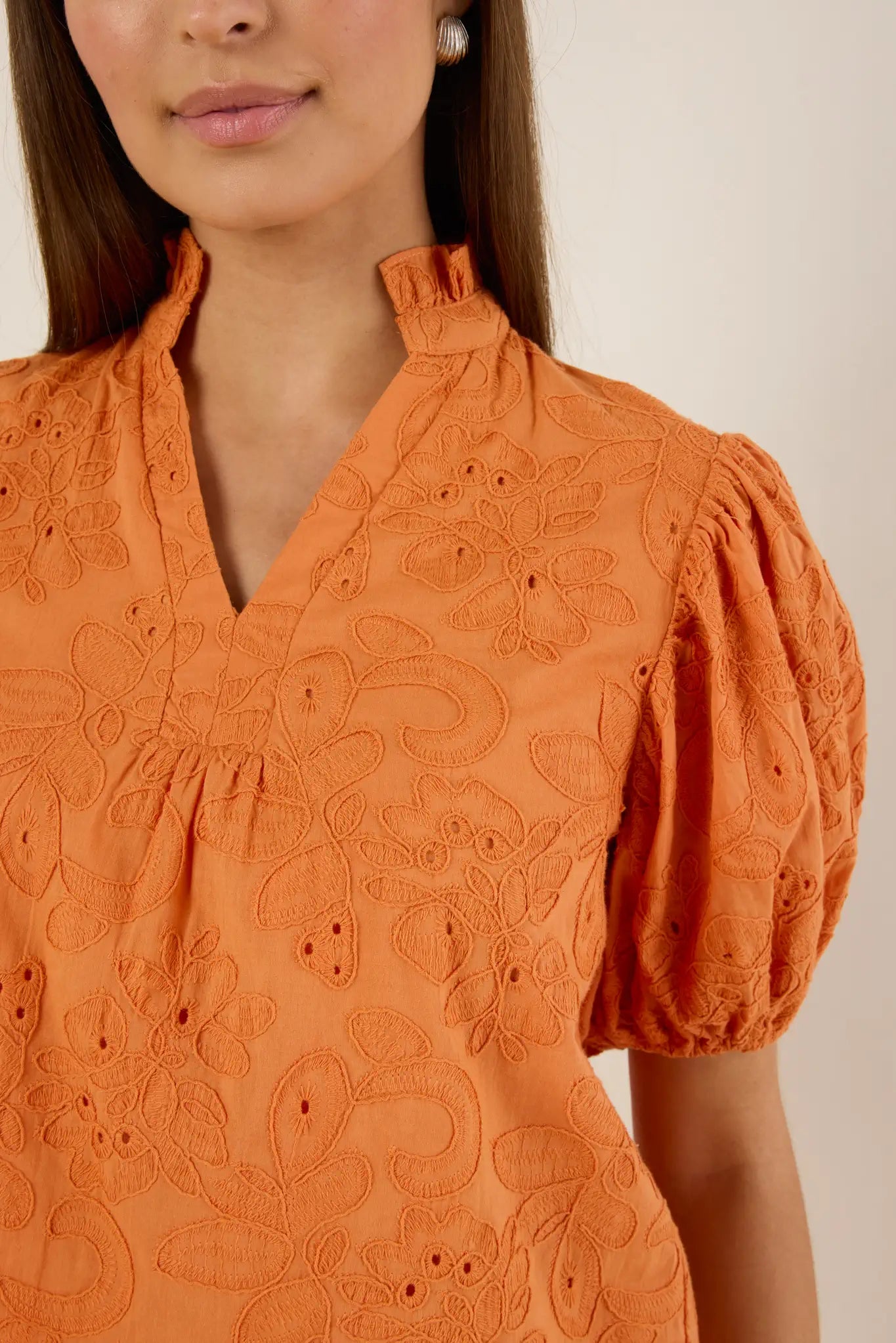 Christina Top- Orange