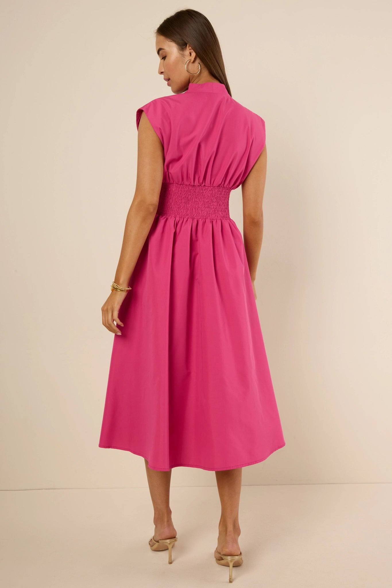 Collins Dress- Fuchsia