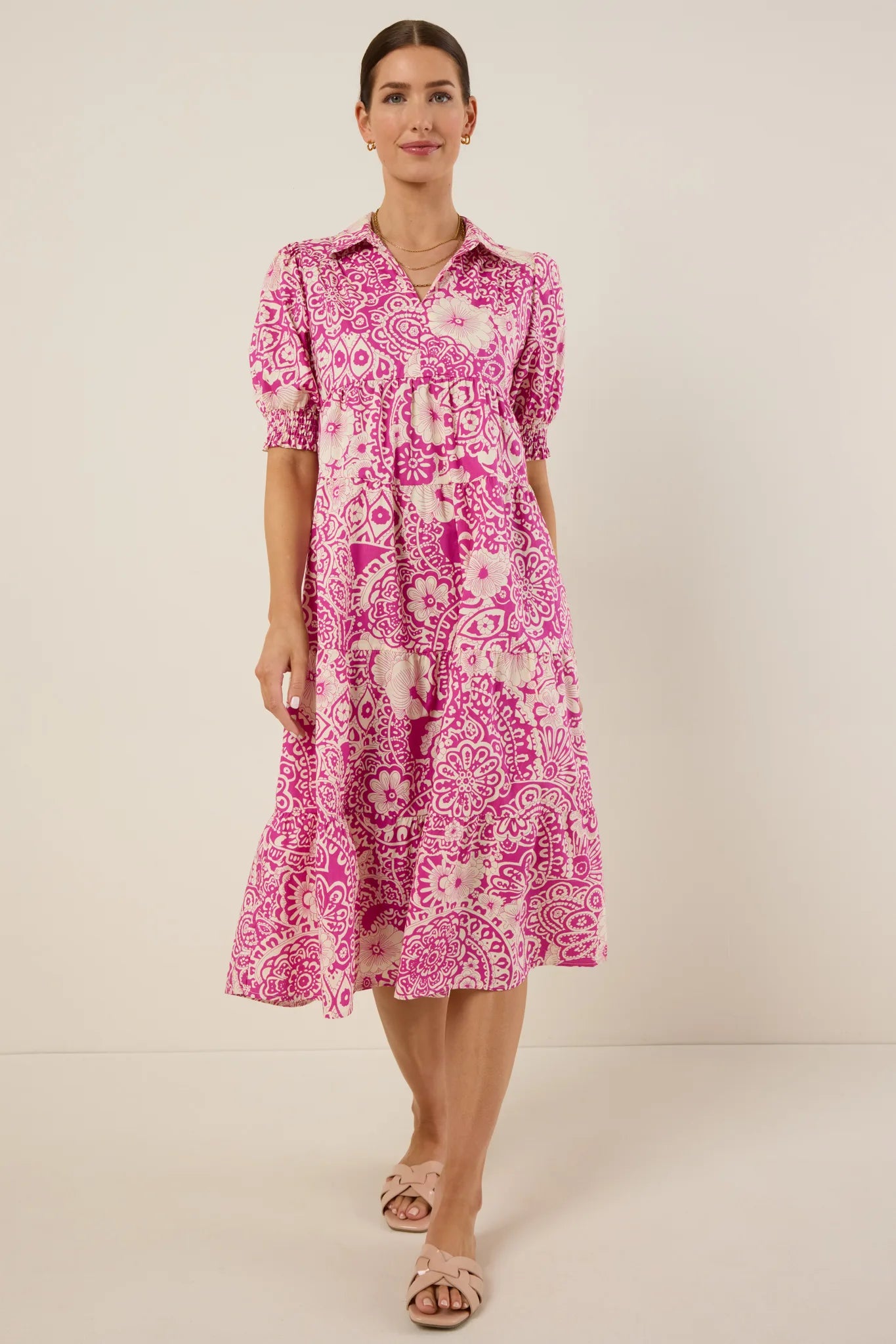 Ella Dress- Magenta