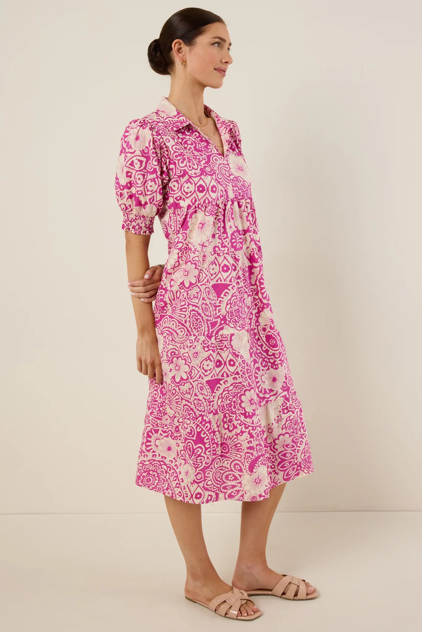 Ella Dress- Magenta