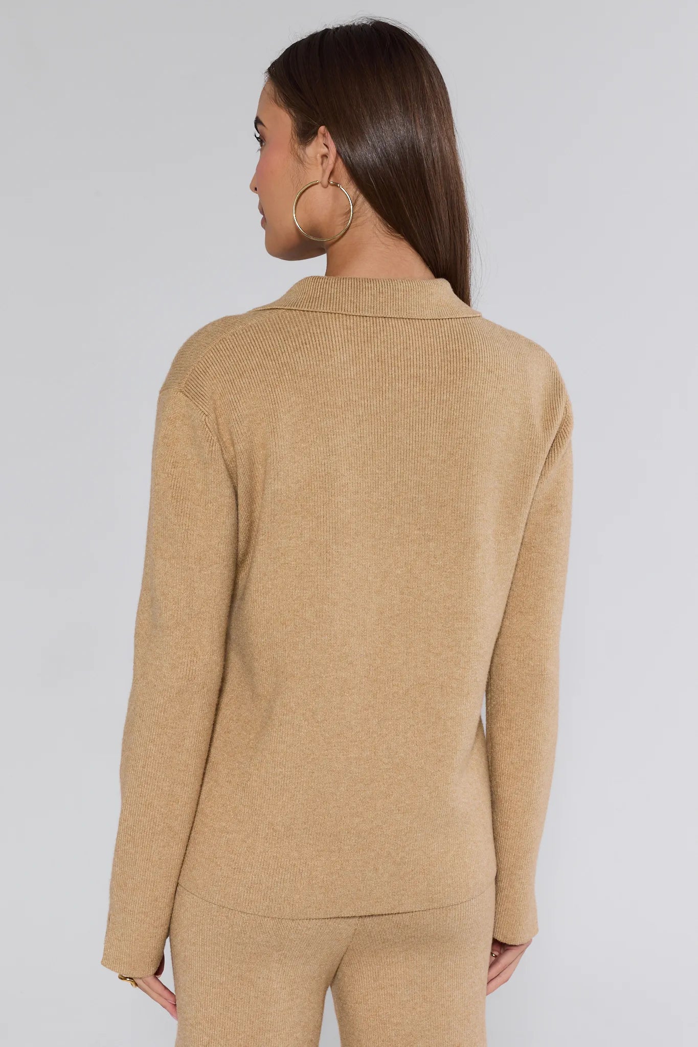 Elle Camel Knit Sweater