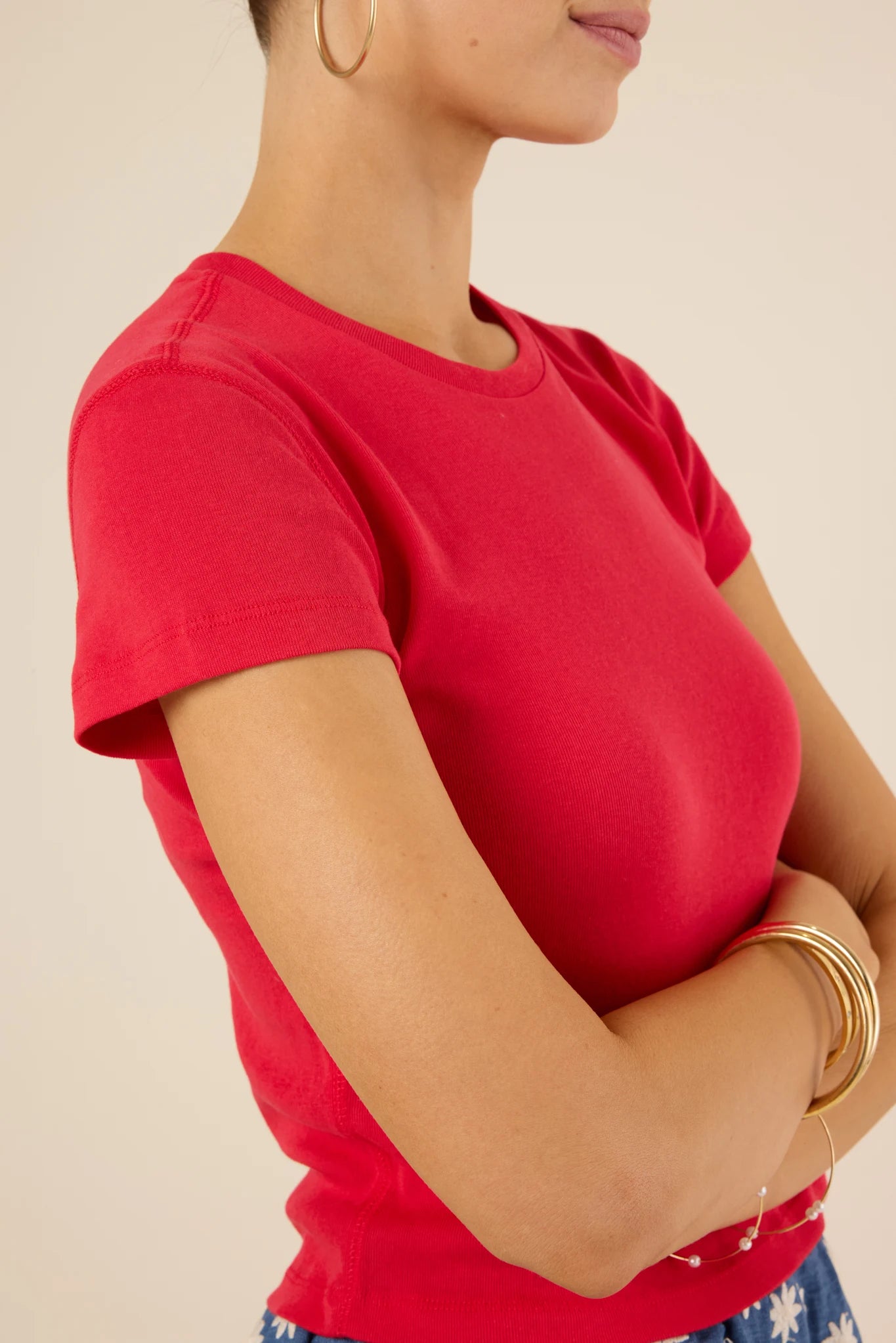 Aria Tee- Red