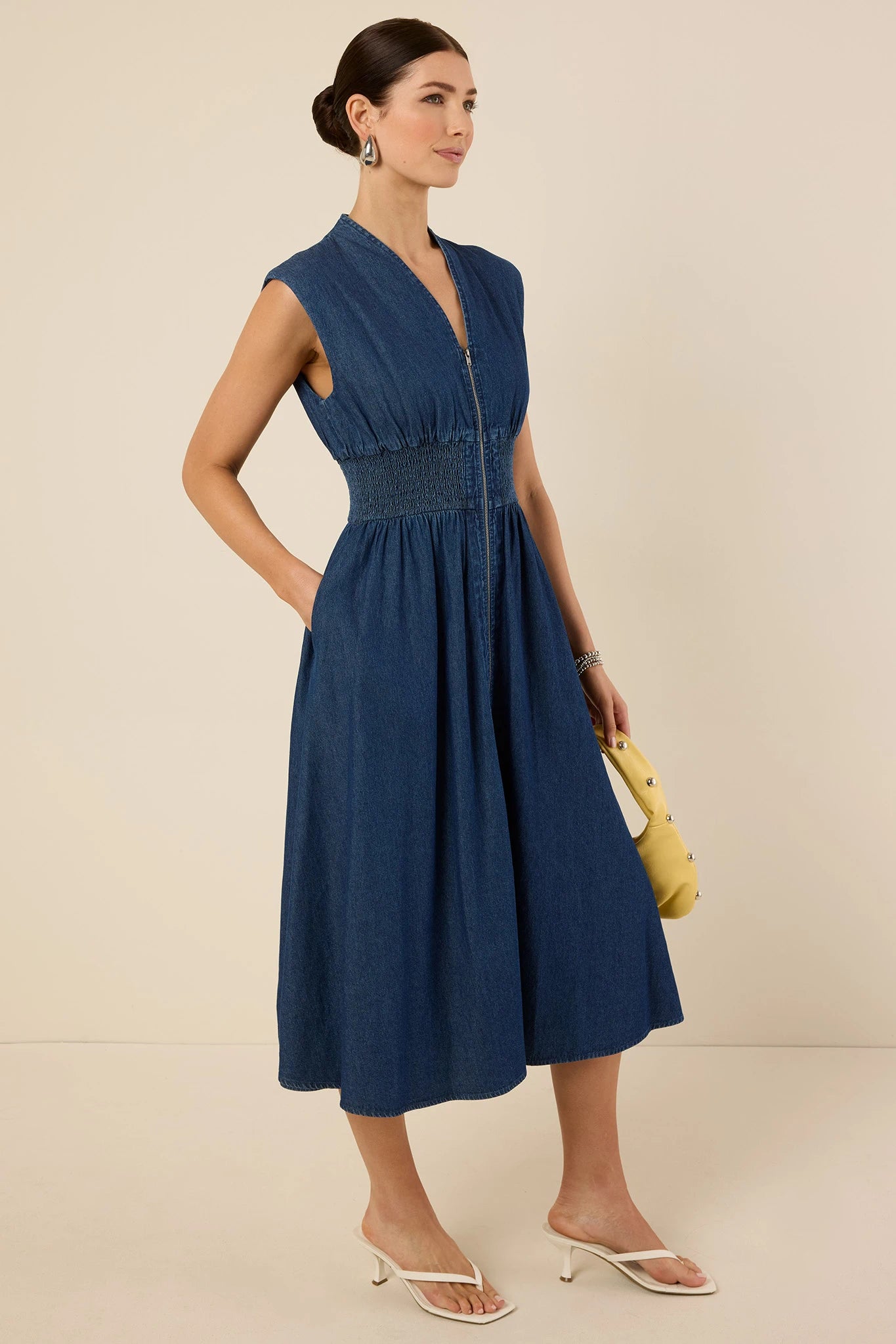 Collins Dress- Denim