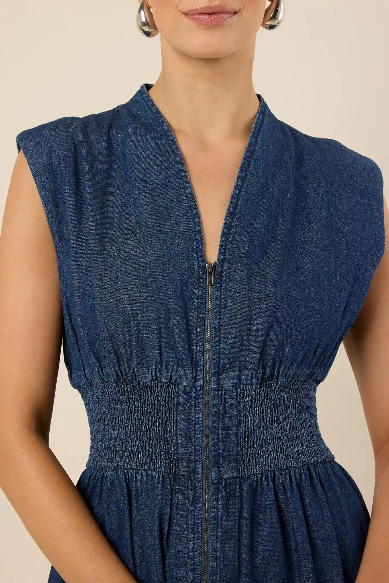 Collins Dress- Denim