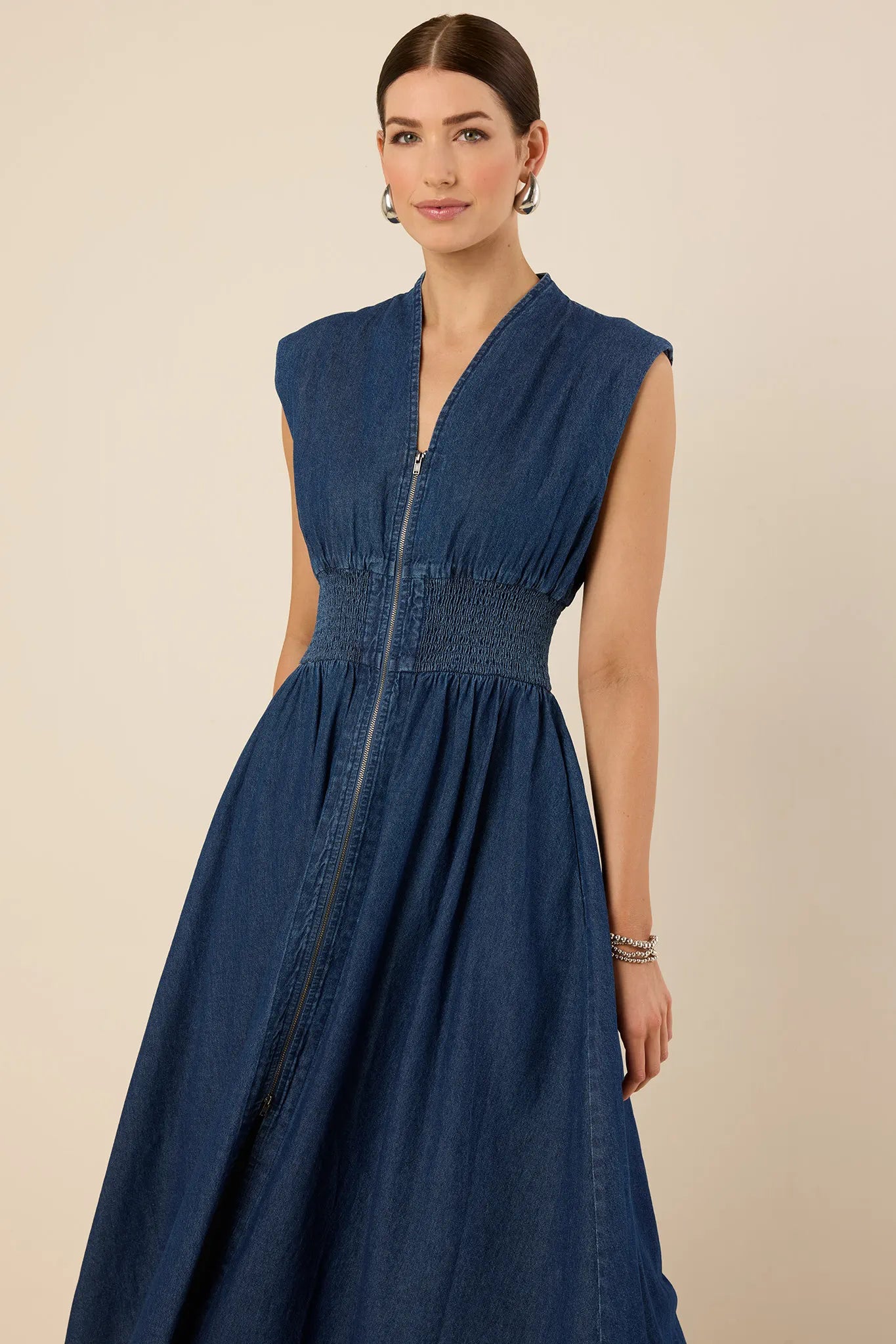 Collins Dress- Denim