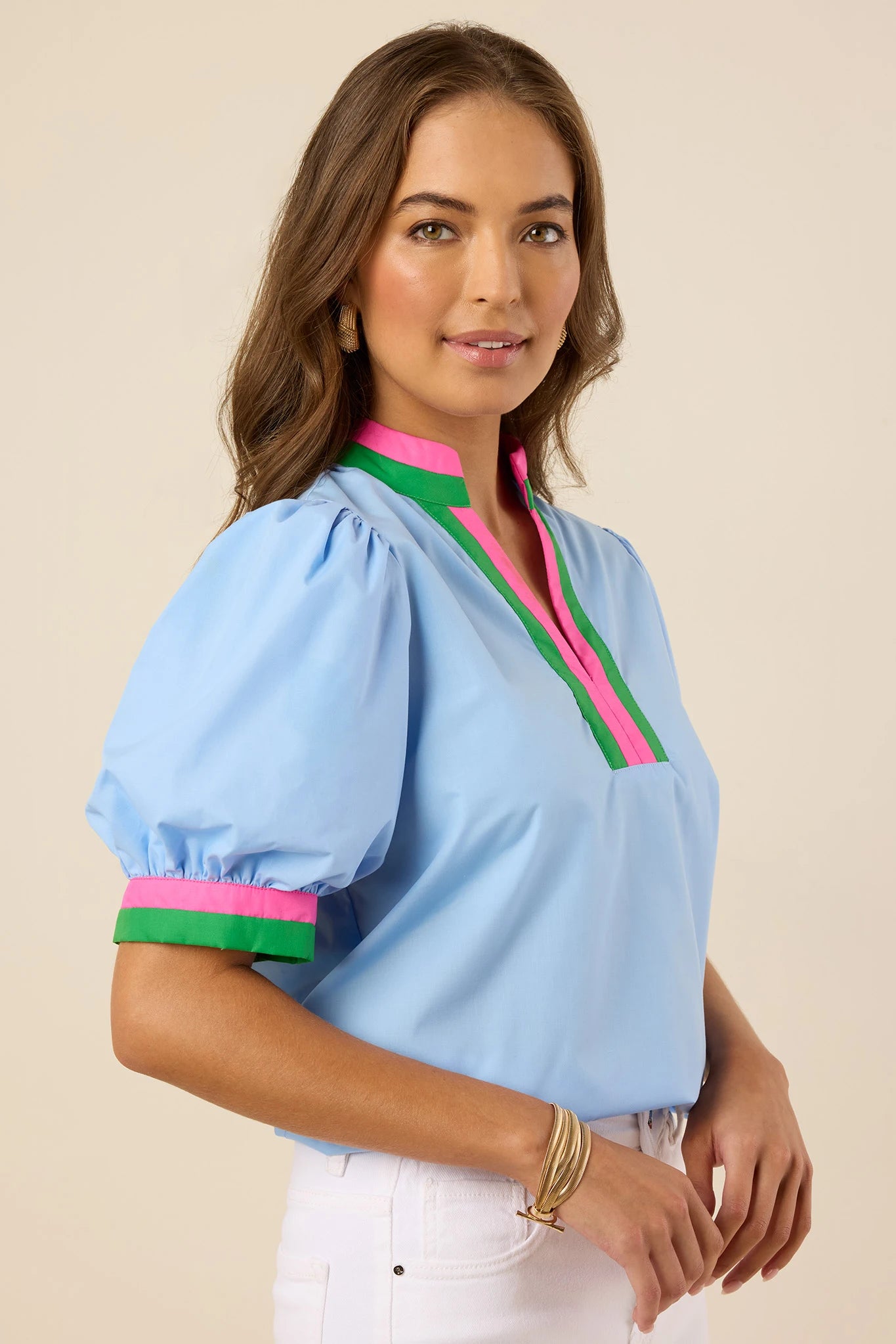 Adelaide Top - Blue