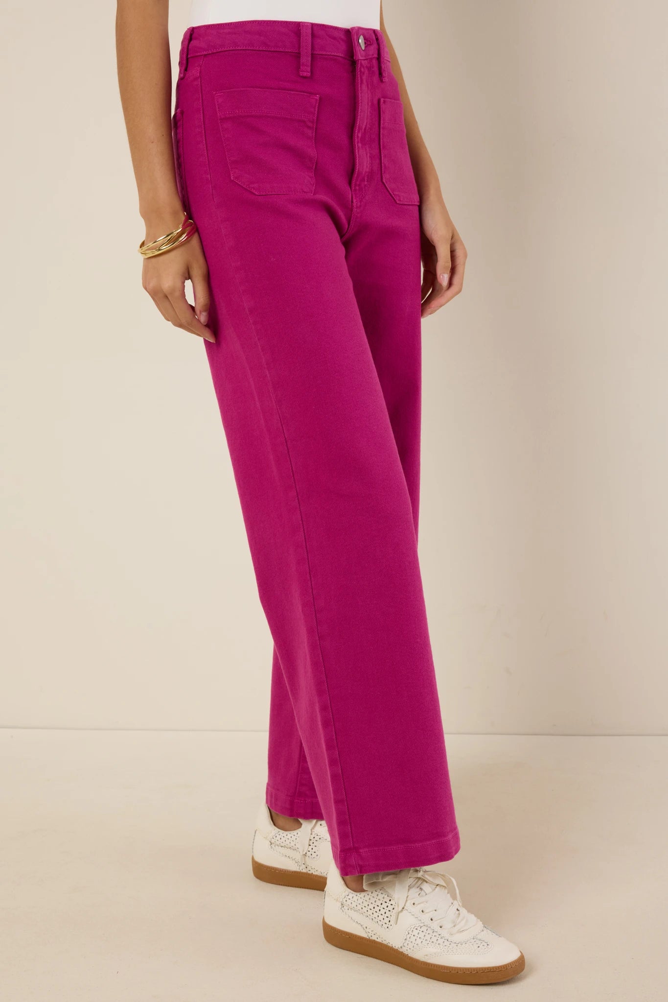 Kimberly Jeans- Fuchsia