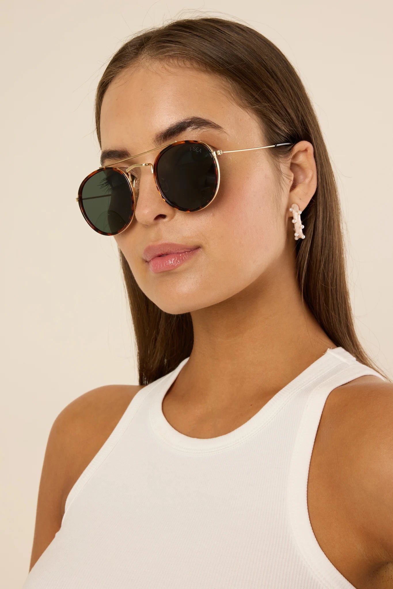 Chloe Aviator Polarized Sunglasses