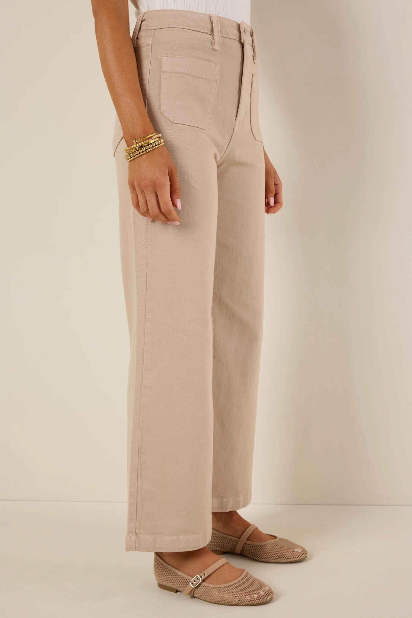 Kimberly Jeans- Khaki