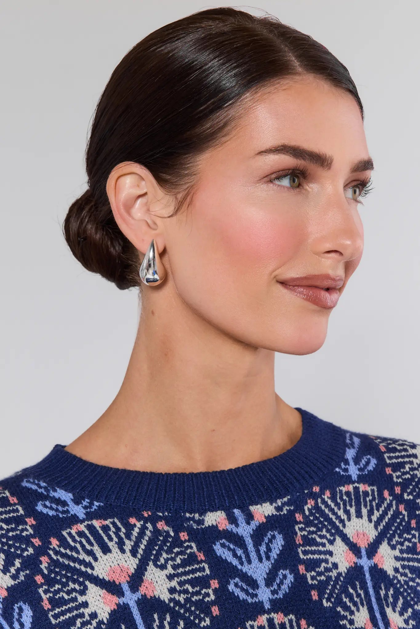 Aislyn Earrings Mini- Silver